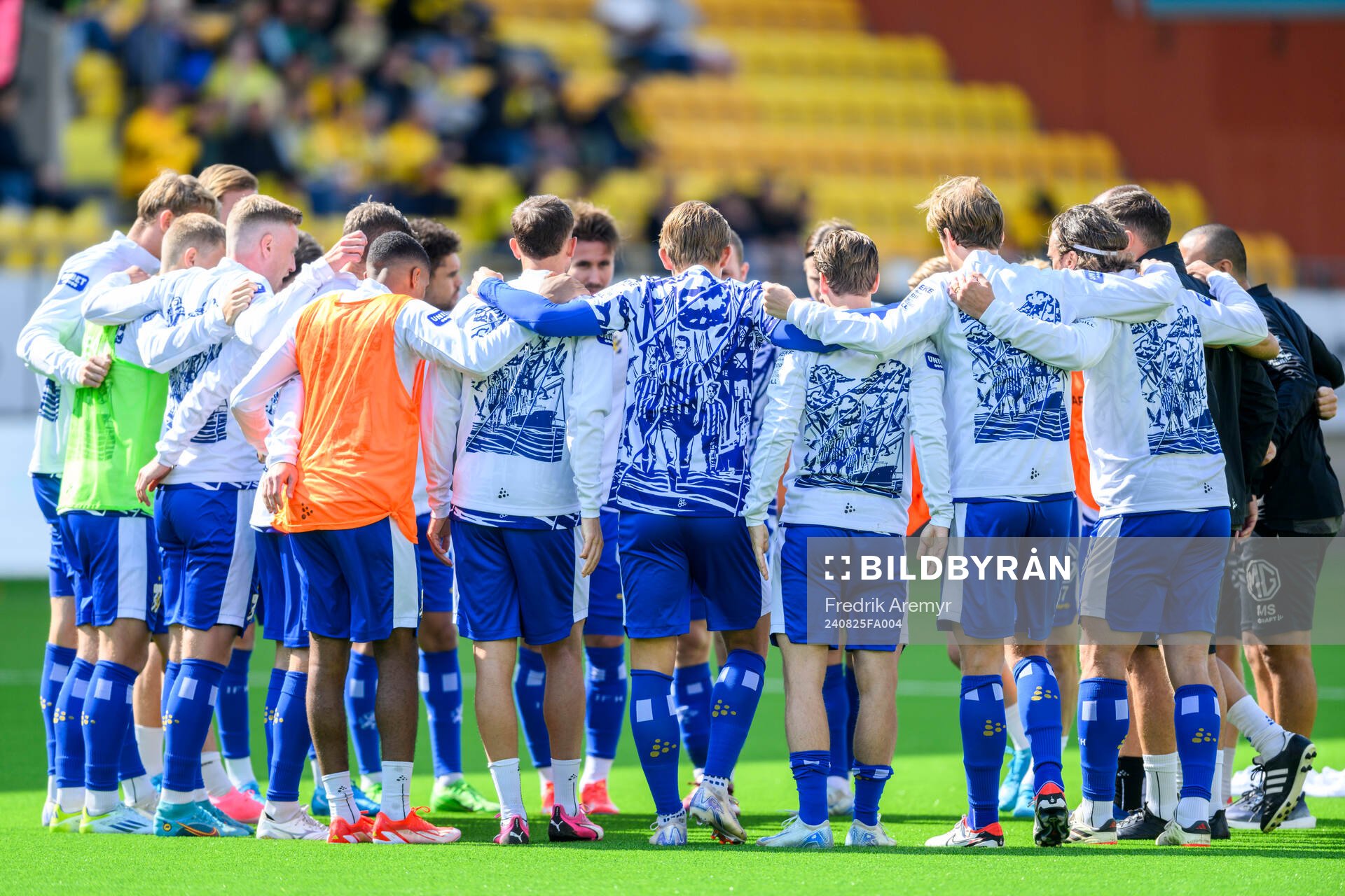 IFK Göteborgs spelare samlas