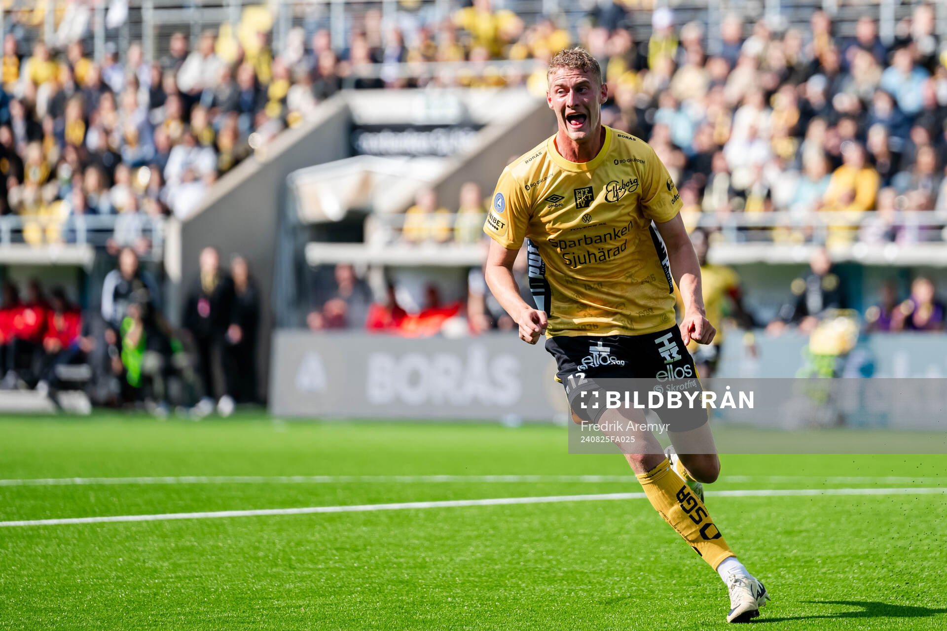 Elfsborgs Emil Holten jublar
