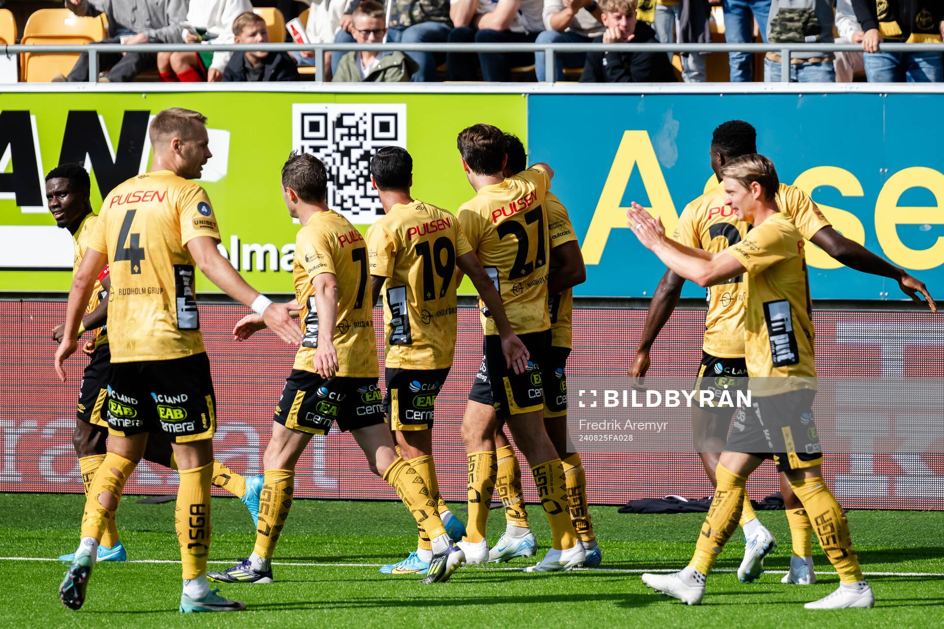 Elfsborgs spelare jublar