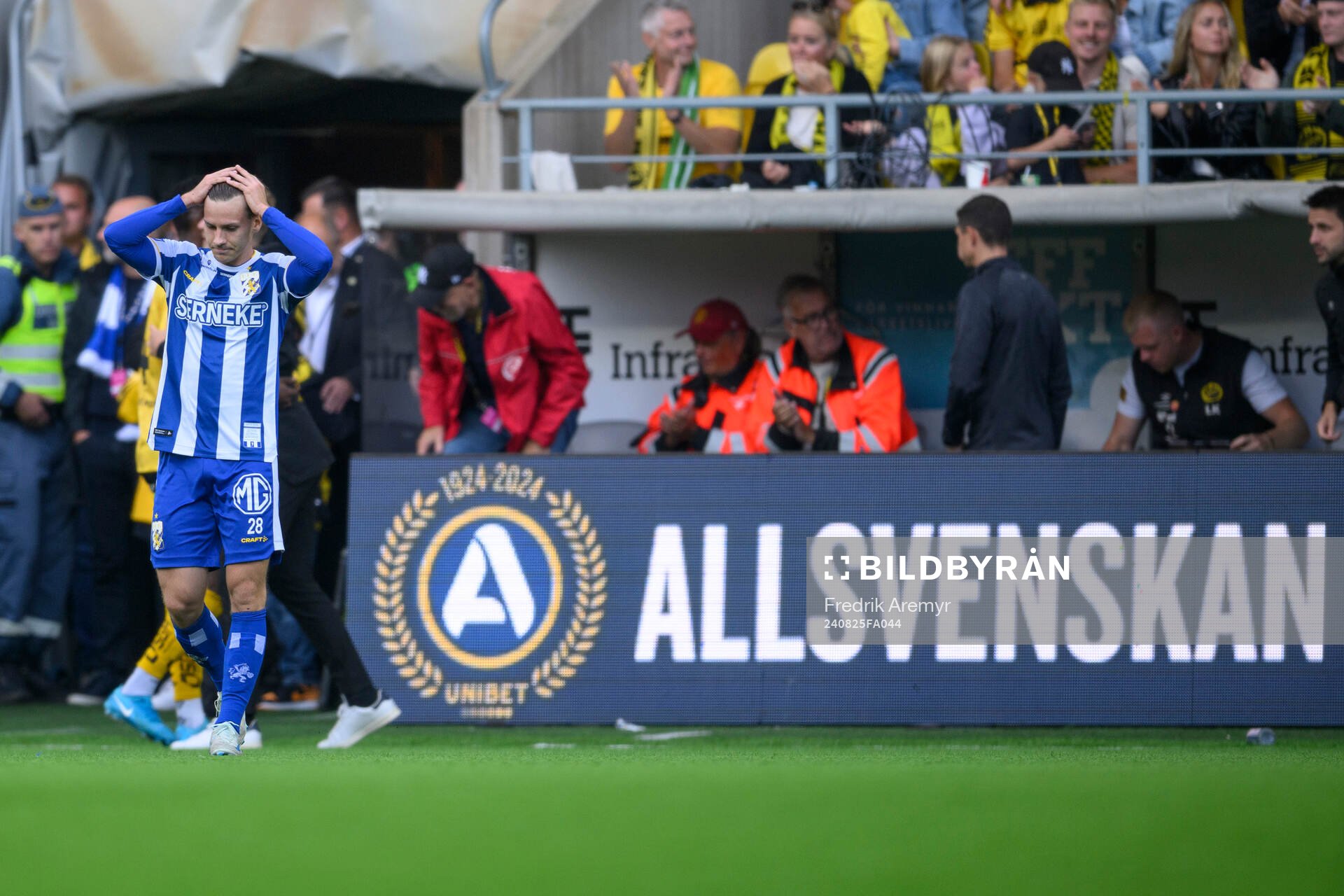 IFK Göteborgs Lucas Kåhed deppar