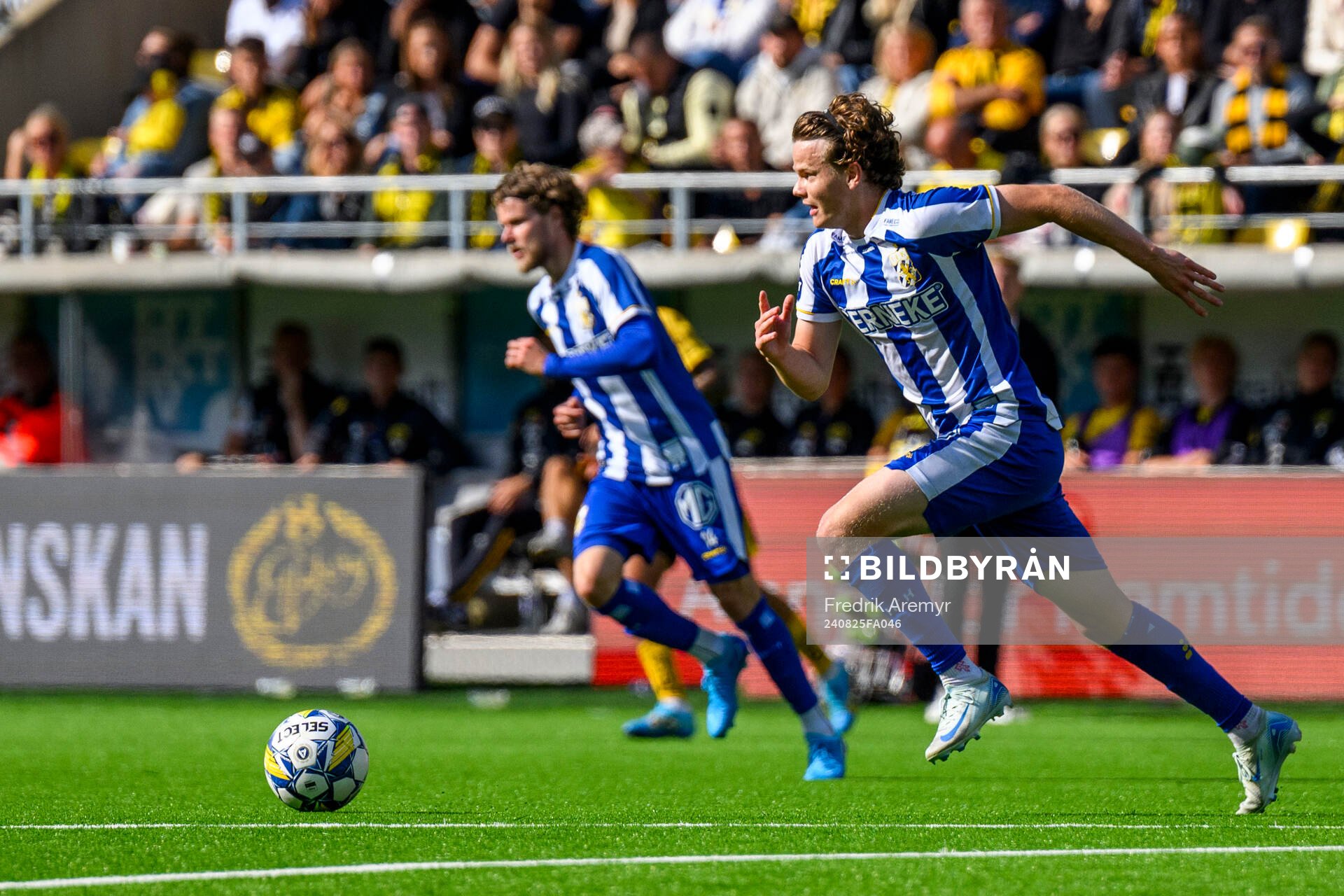 IFK Göteborgs Kolbeinn Thordarson under fotbollsmatchen i Allsvenskan mellan Elfsborg och IFK Göteborg den 25 augusti 2024 i Borås. 