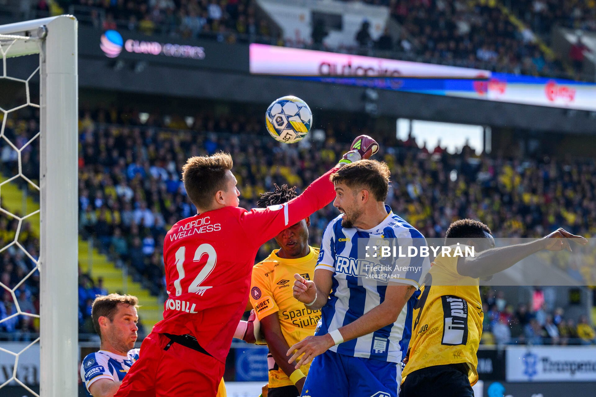 IFK Göteborgs målvakt Jacob Karlström och Ramon Pascal