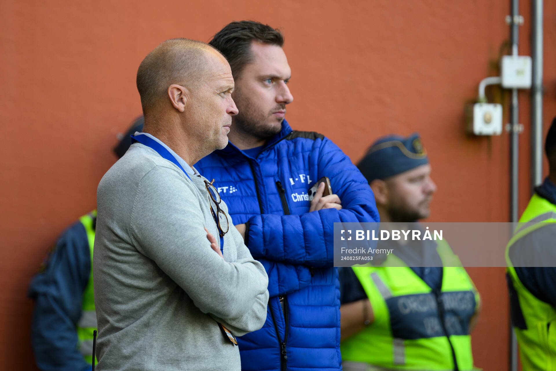 IFK Göteborgs säkerhetschef Jonas Arlmark och SLO