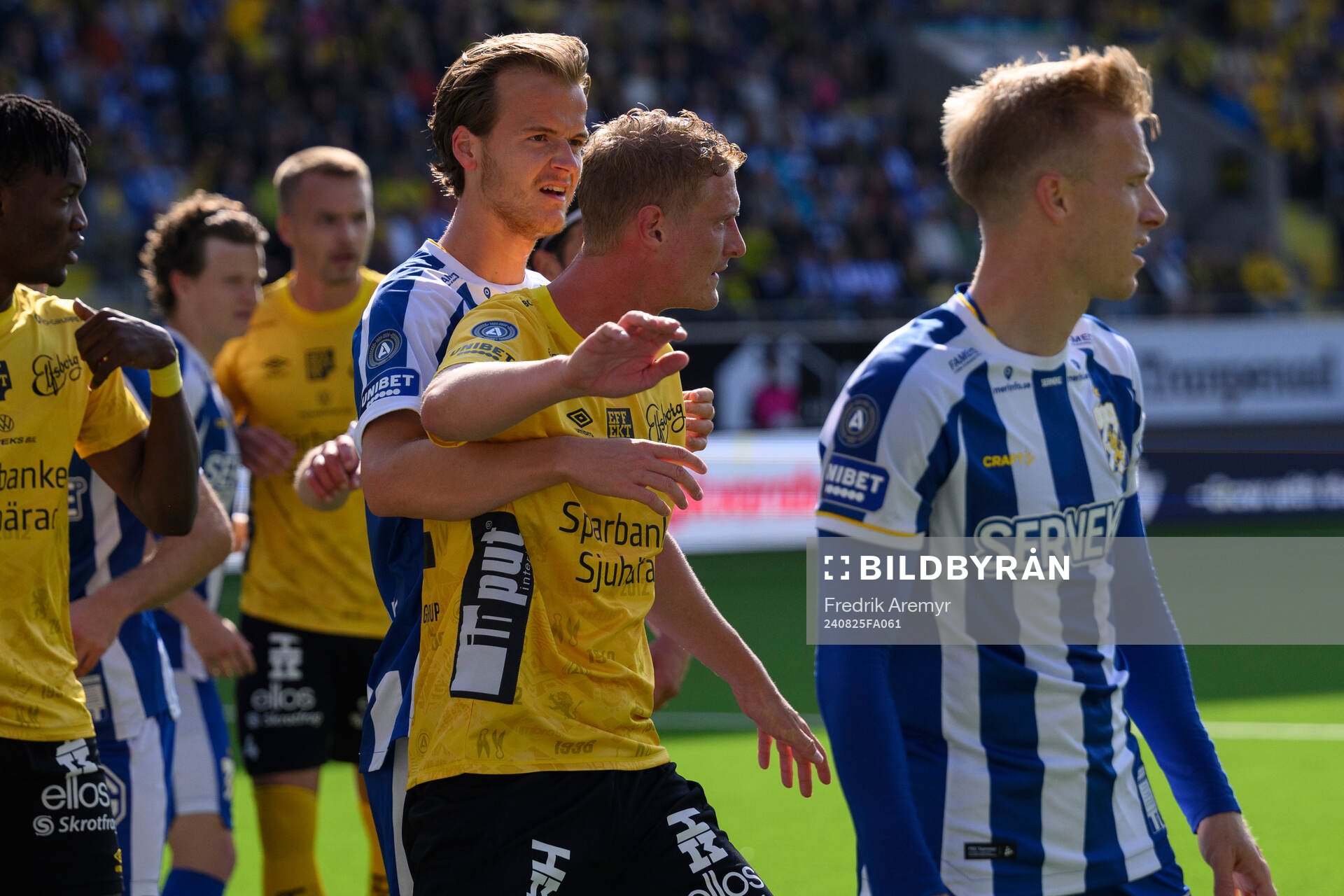 IFK Göteborgs August Erlingmark och Elfsborgs Emil Holten
