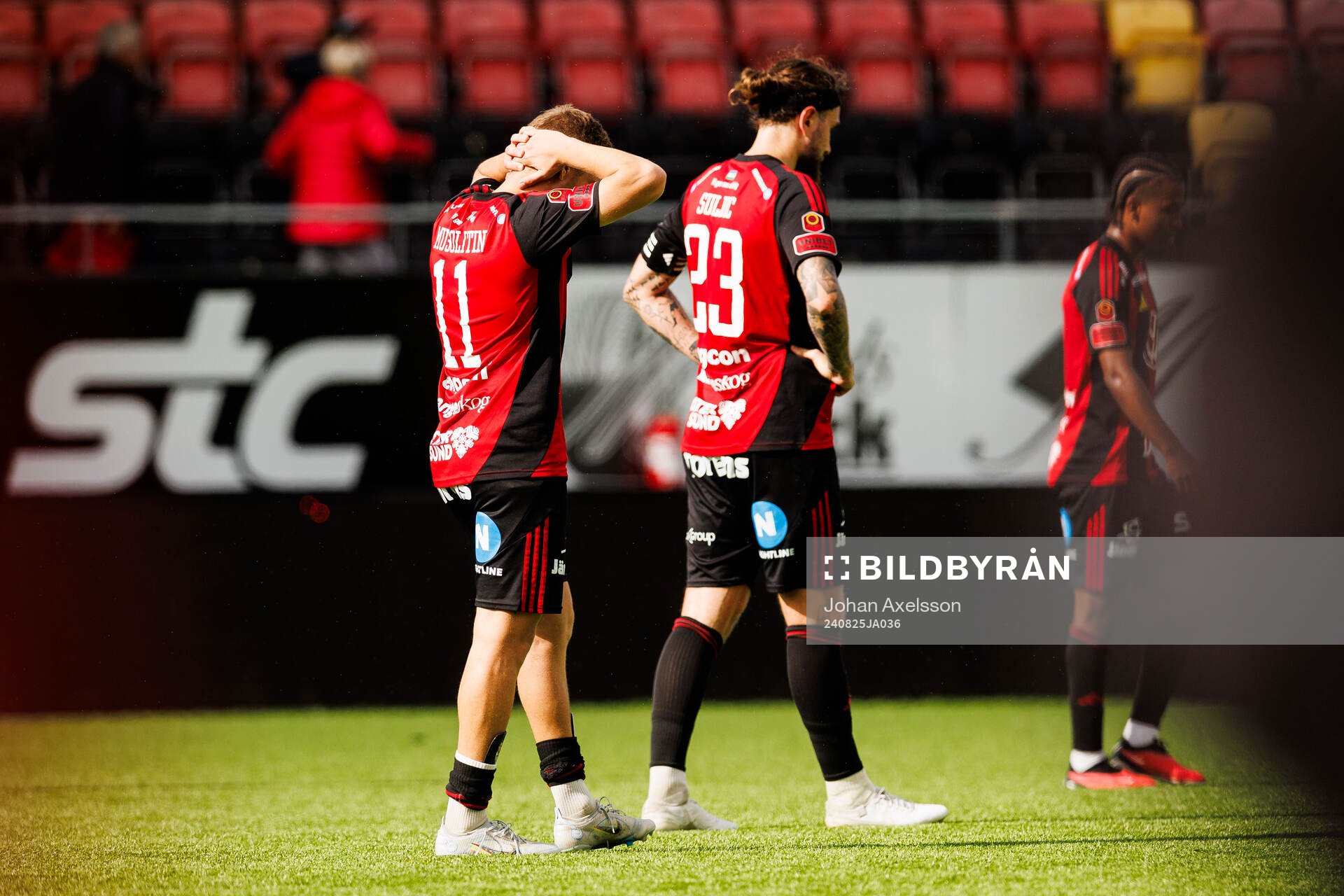Östersunds Mykola Musolitin deppar