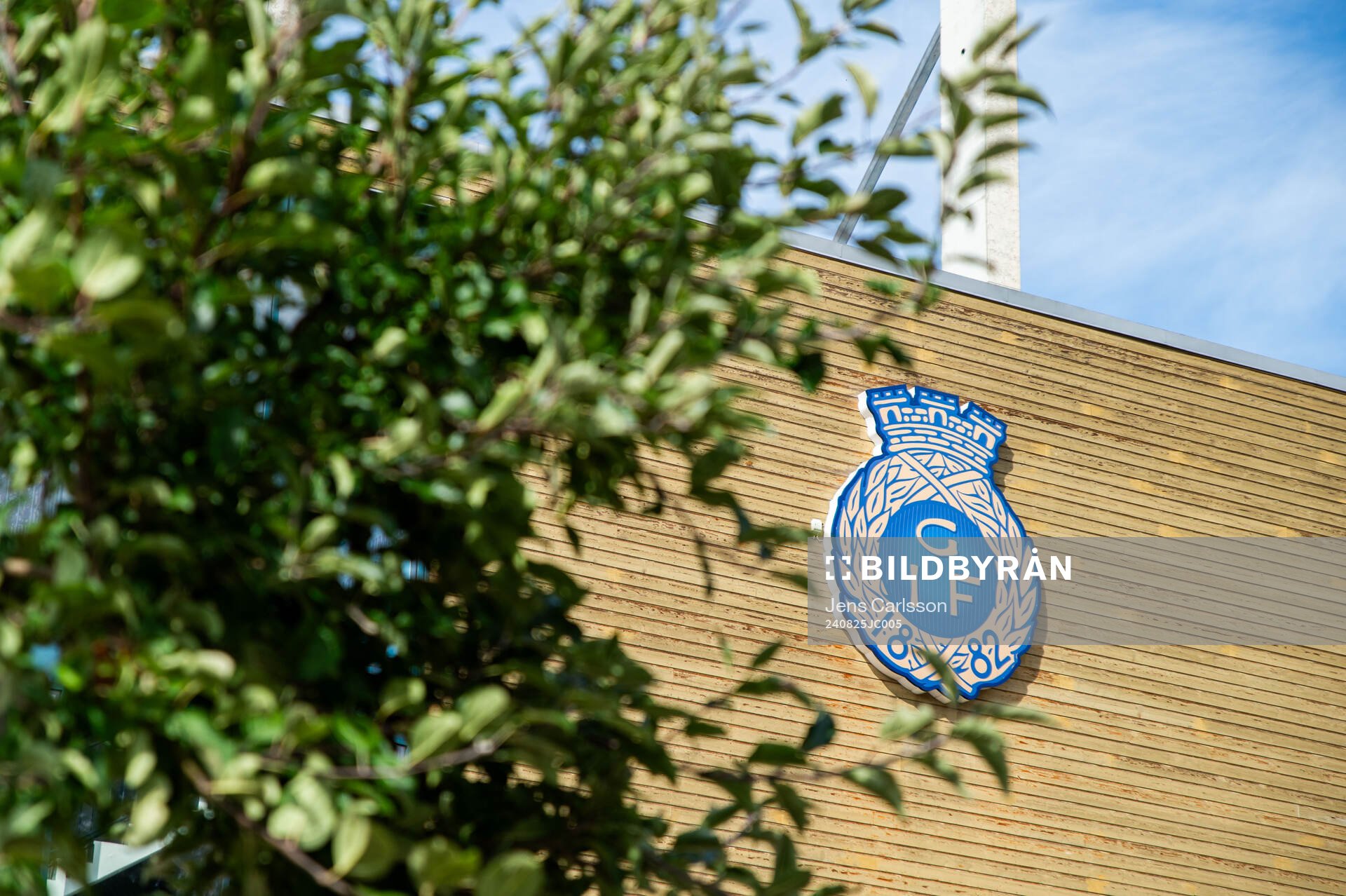 Gefles logotyp på Gavlevallen