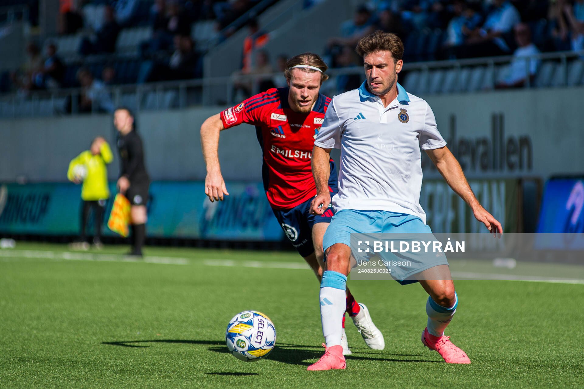 Östers Daniel Ljung och Gefles Iu Ranera Grau