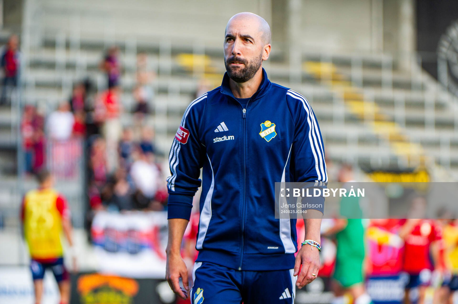 Östers tränare Martin Foyston deppar