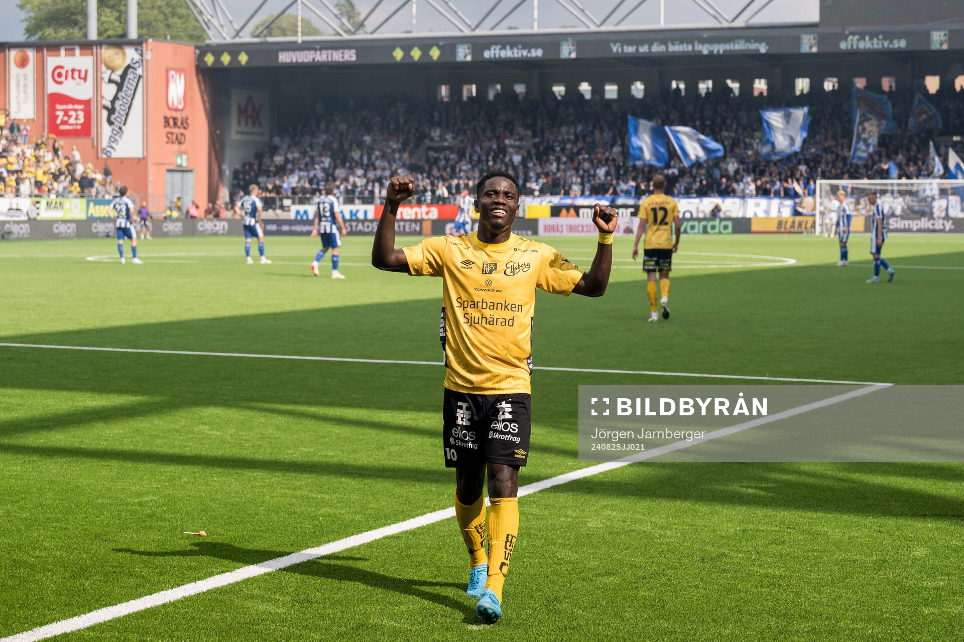 Elfsborgs Michael Baidoo jublar