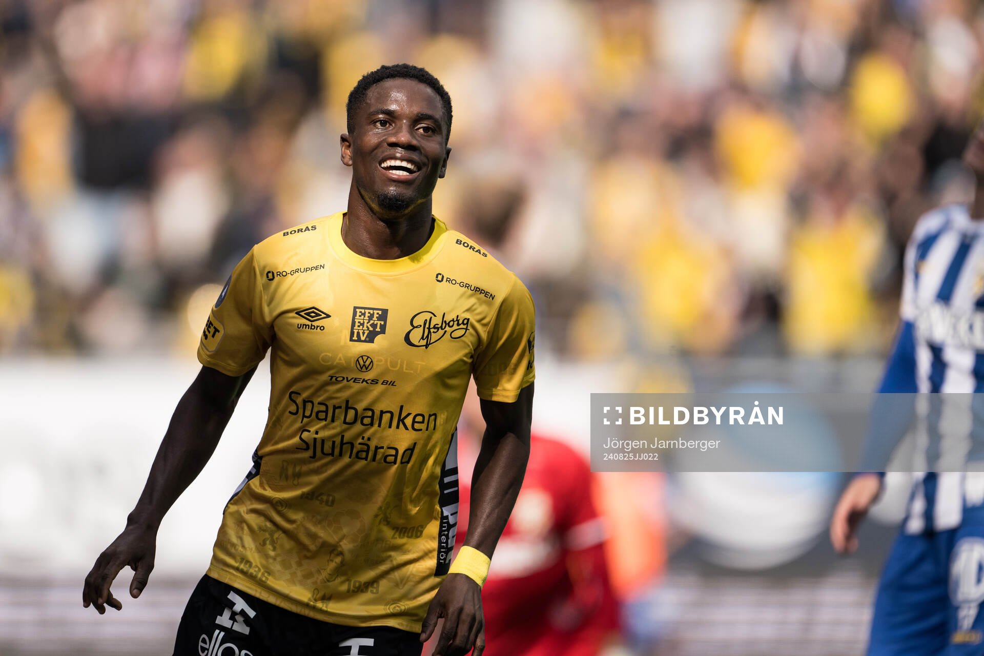 Elfsborgs Michael Baidoo jublar
