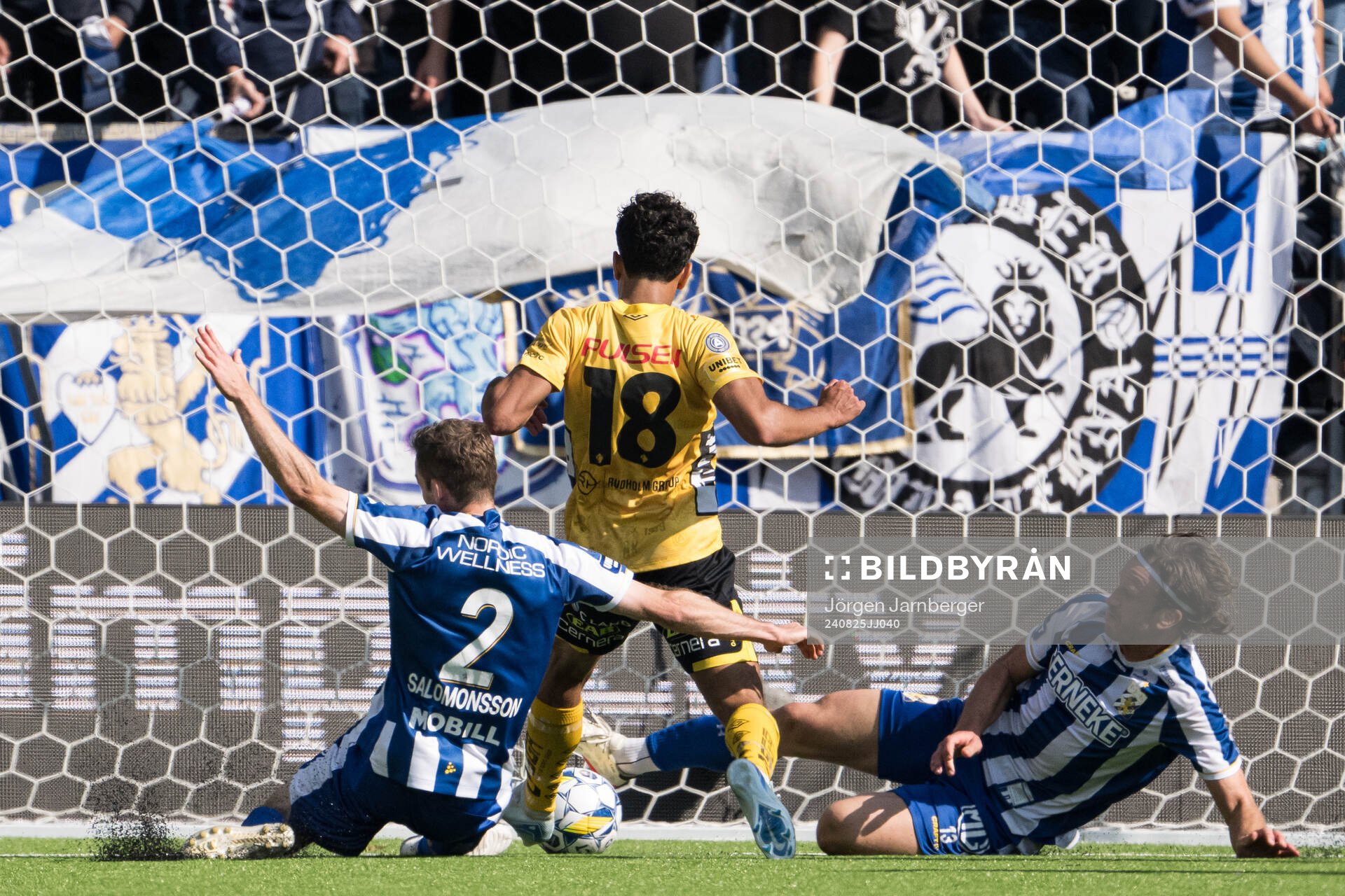 Elfsborgs Ahmed Qasem gör 3-0 bakom IFK Göteborgs Emil