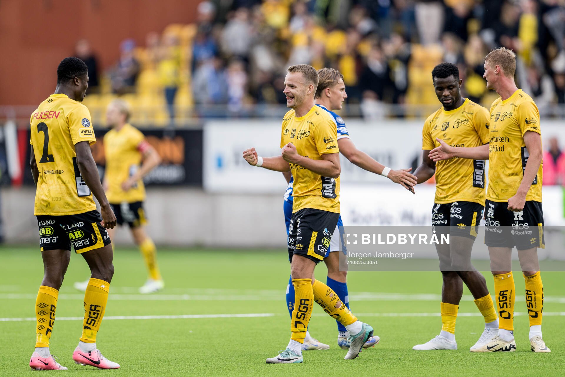 Elfsborgs spelare jublar
