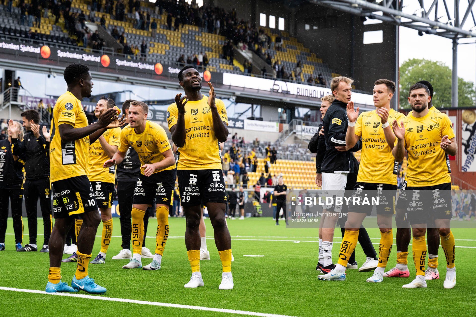 Elfsborgs spelare jublar