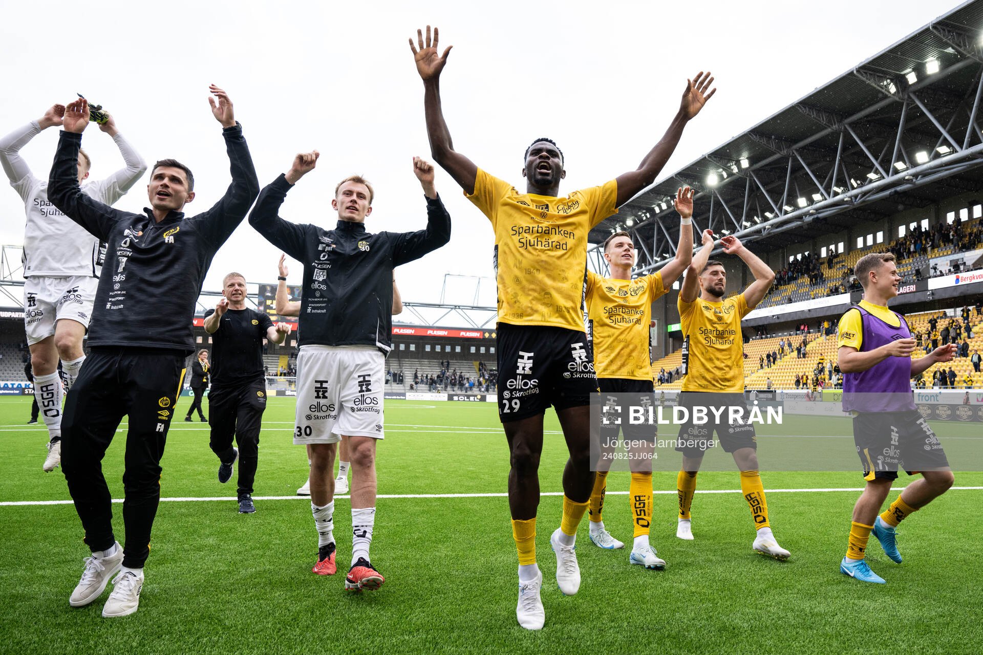 Elfsborgs spelare jublar