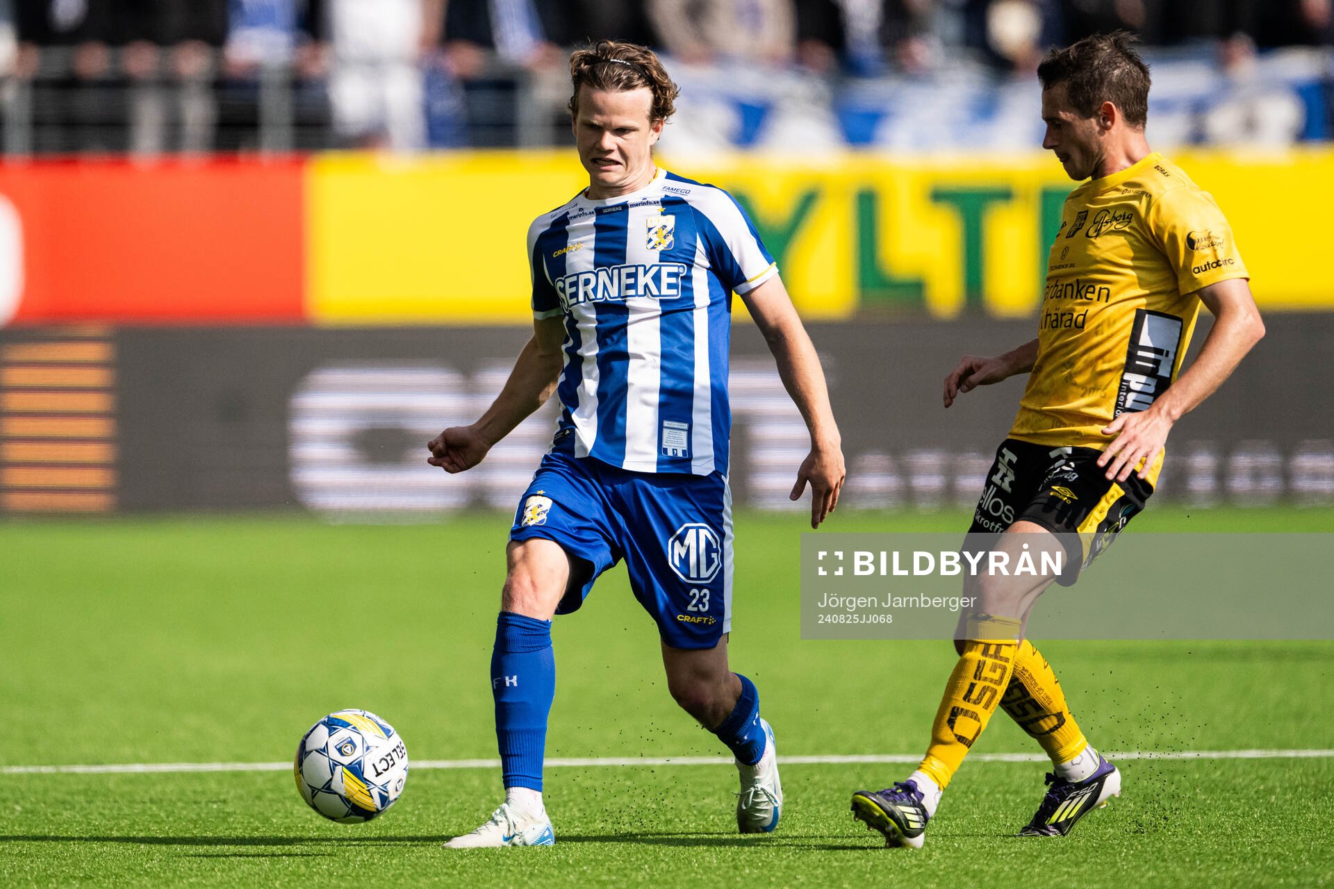 IFK Göteborgs Kolbeinn Thordarson och Elfsborgs Jens Jakob