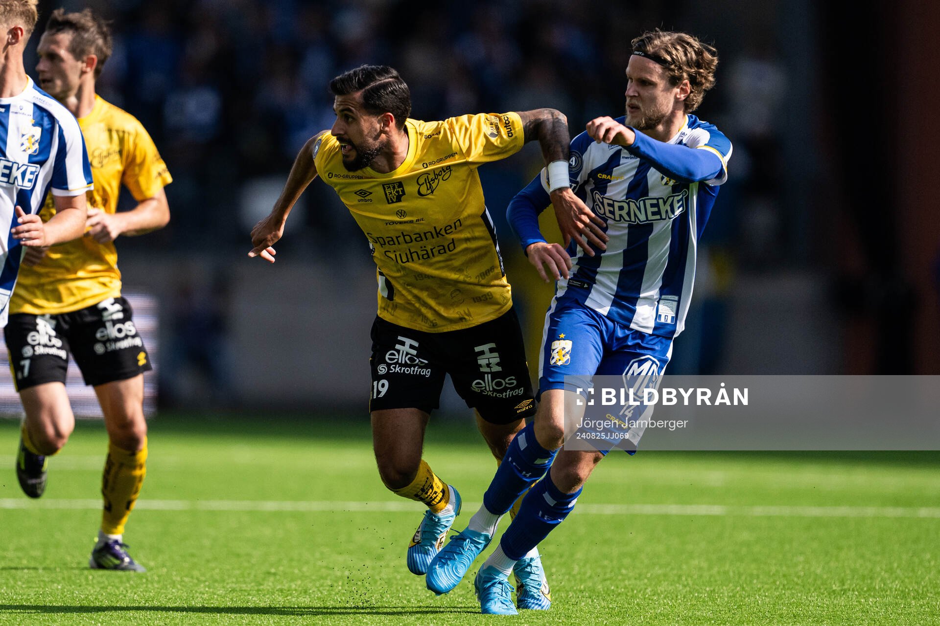 Elfsborgs Rami Kaib och IFK Göteborgs Gustaf Norlin