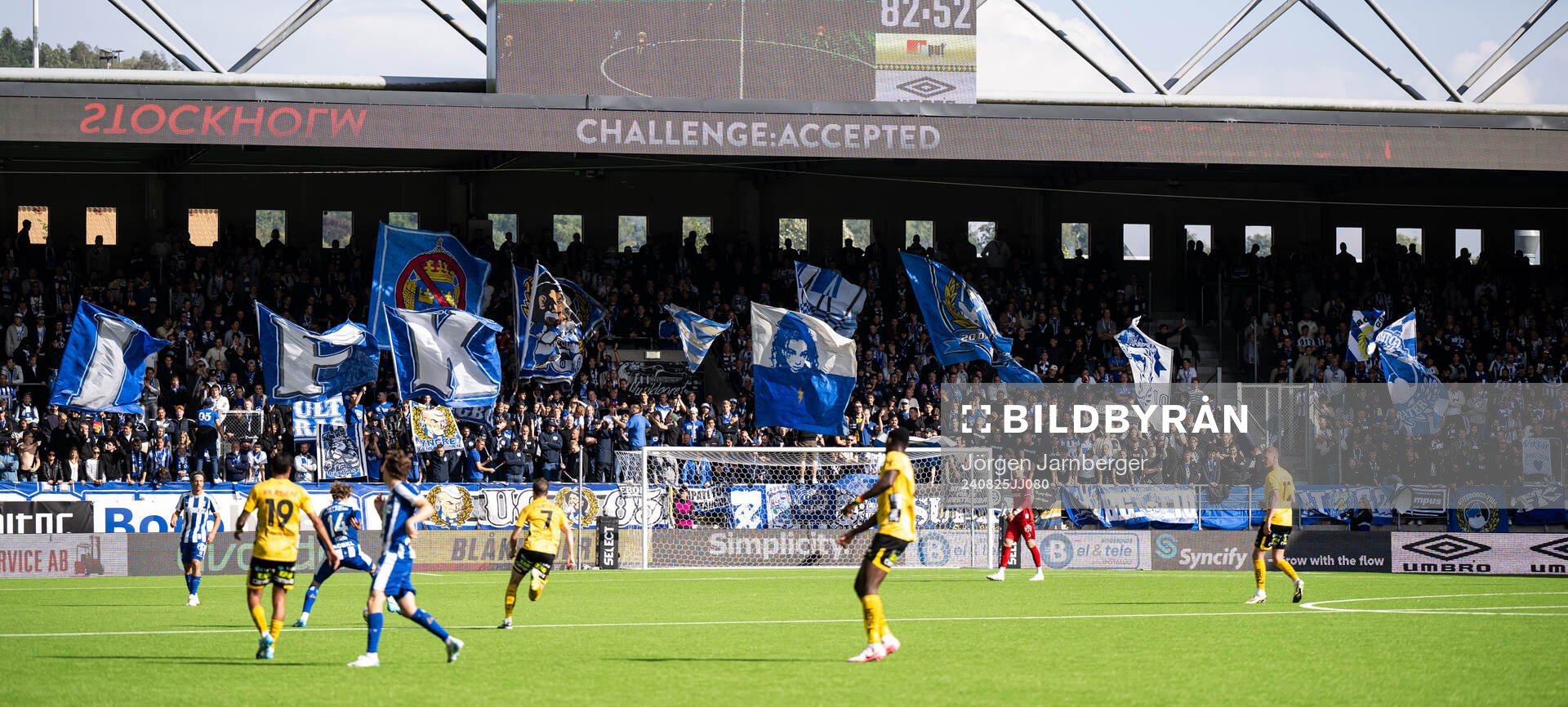 IFK Göteborgs supportrar på läktaren