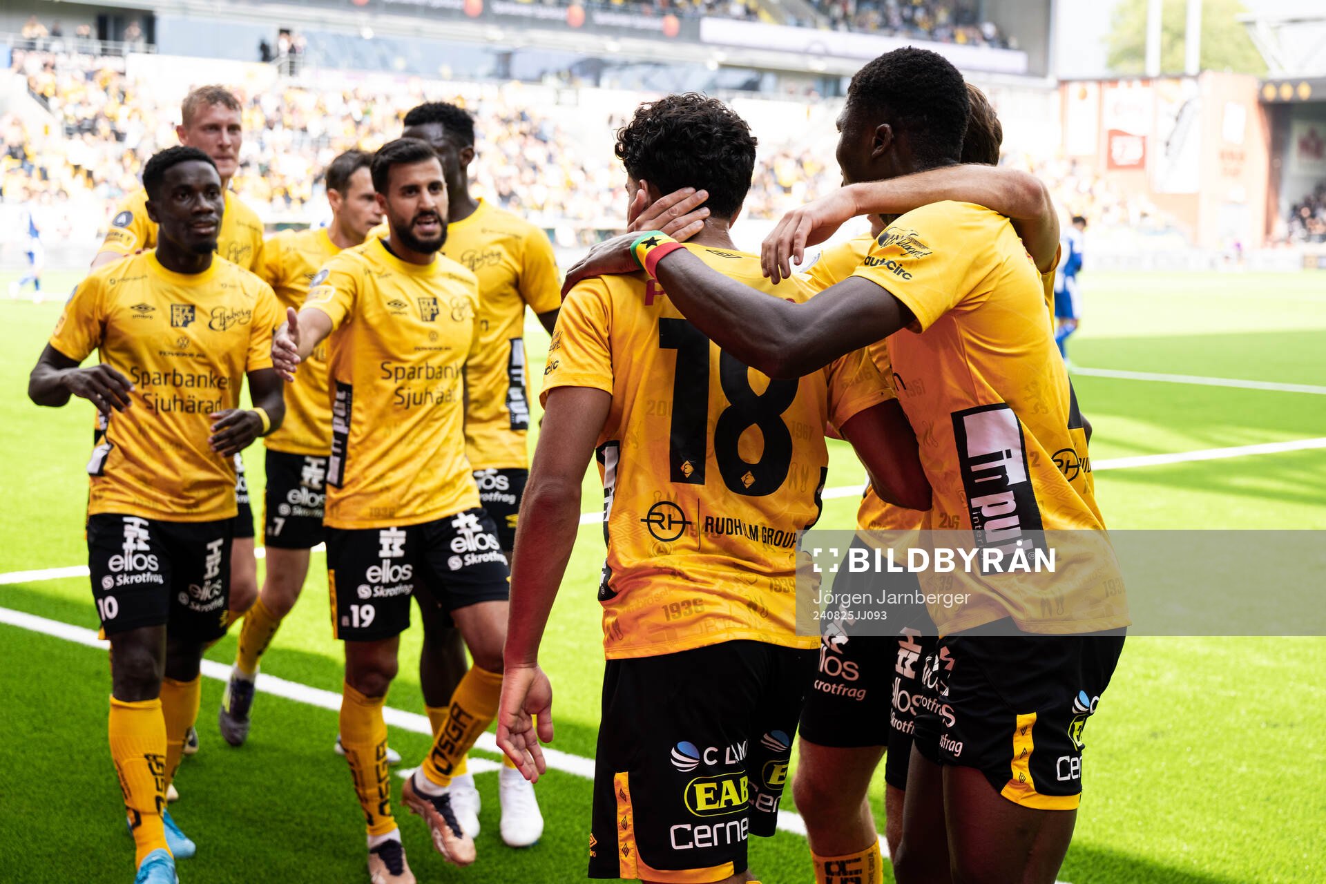 Elfsborgs spelare jublar