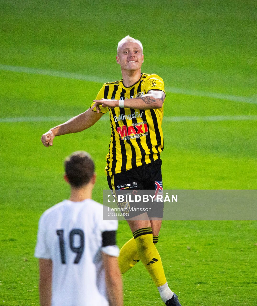 IFK Hässleholms Alexander Sjöström har gjort 3-1 och