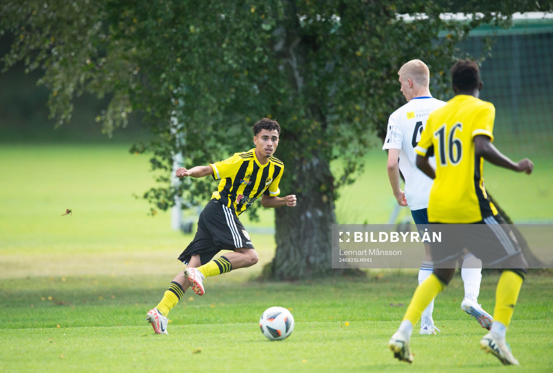 IFK Hässleholms Zeidan Sala i matchen för juniorer, U19,