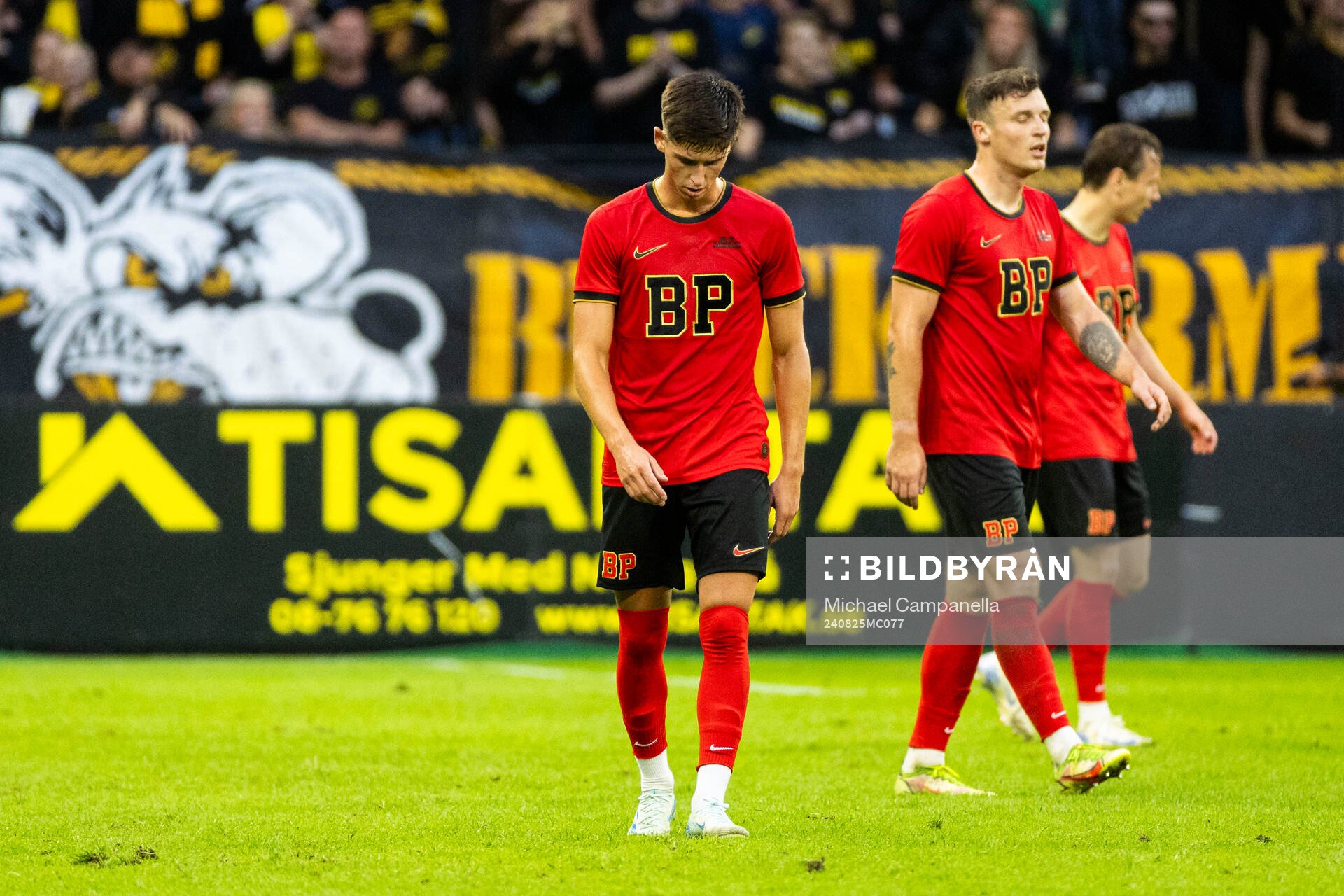 Brommapojkarnas Martin Vetkal under fotbollsmatchen i Allsvenskan mellan AIK och Brommapojkarna den 25 augusti 2024 i Stockholm. 