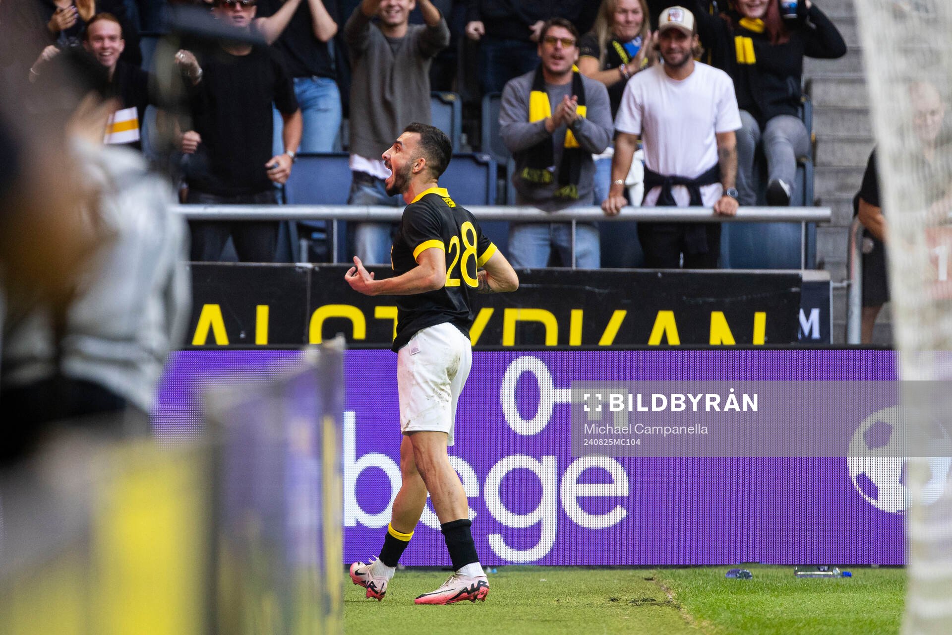AIKs Ioannis Pittas jublar