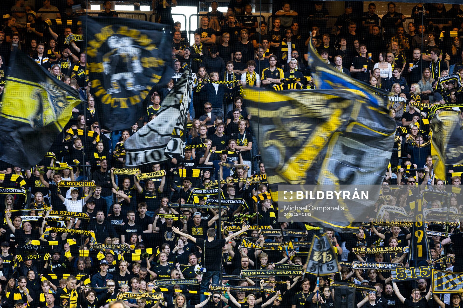 under fotbollsmatchen i Allsvenskan mellan AIK och