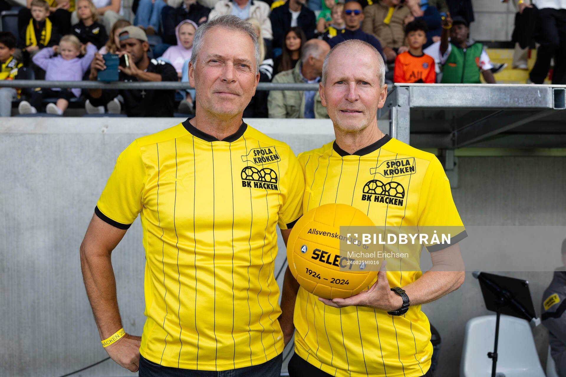 Häckens klubblegendarer Sonny Karlsson och Peter Friberg