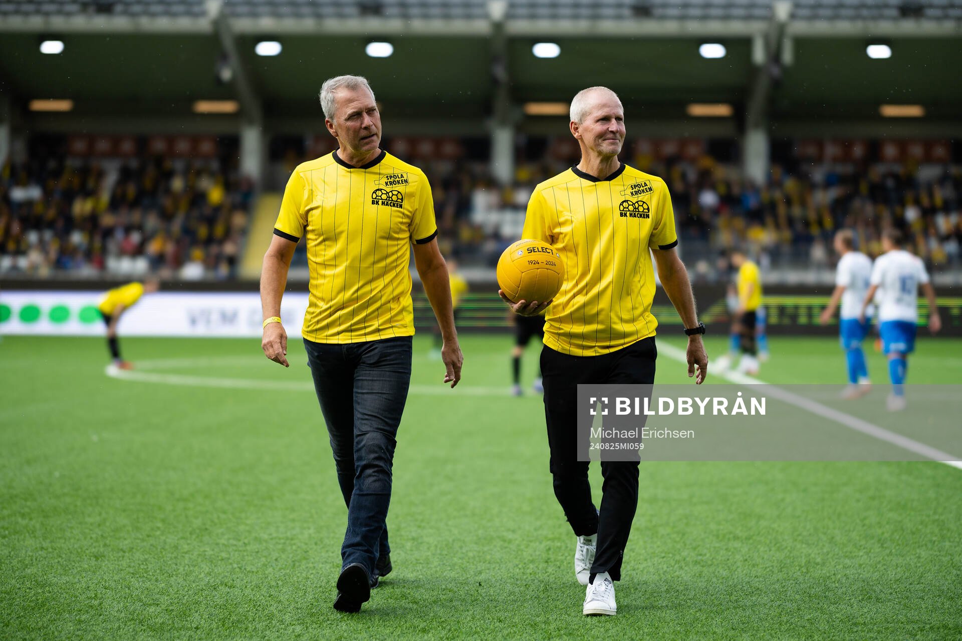 Häckens klubblegendarer Sonny Karlsson och Peter Friberg