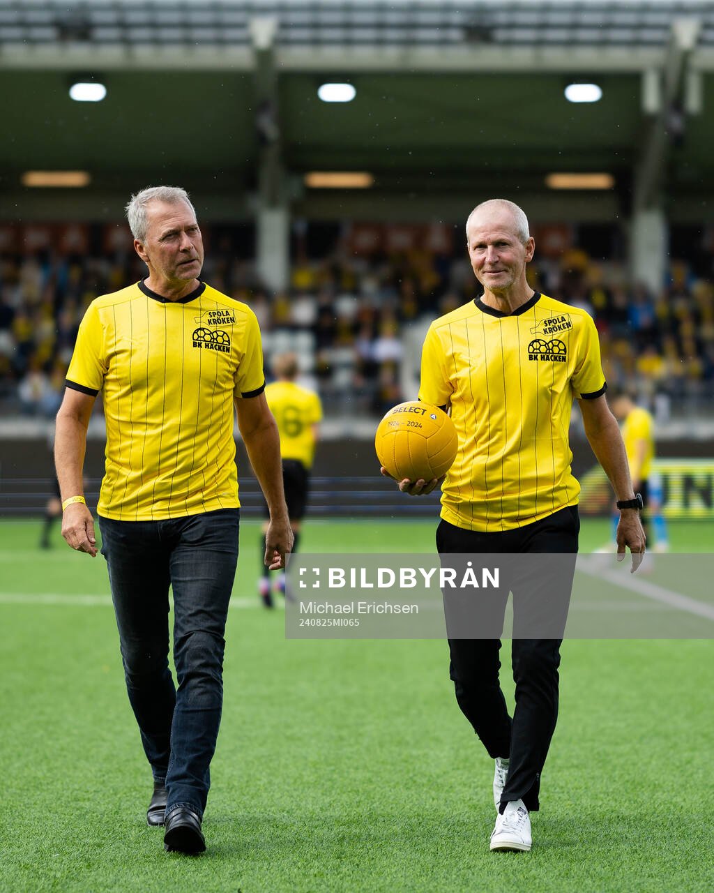 Häckens klubblegendarer Sonny Karlsson och Peter Friberg