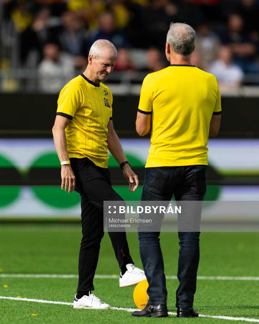 Häckens klubblegendarer Peter Friberg och Sonny Karlsson