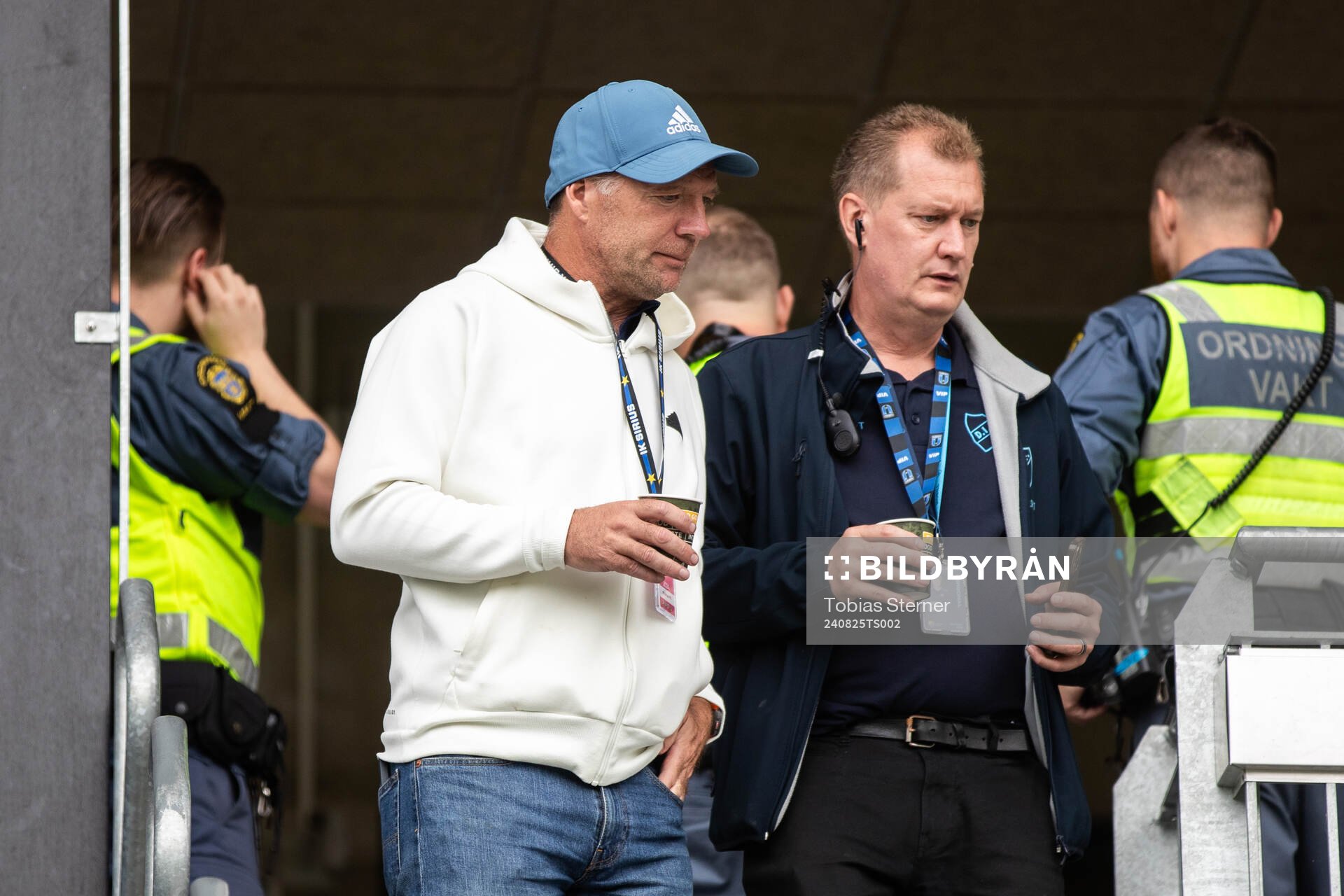 Djurgårdens tränare Kim Bergstrand inför fotbollsmatchen i Allsvenskan mellan Sirius och Djurgården den 25 augusti 2024 i Uppsala. 