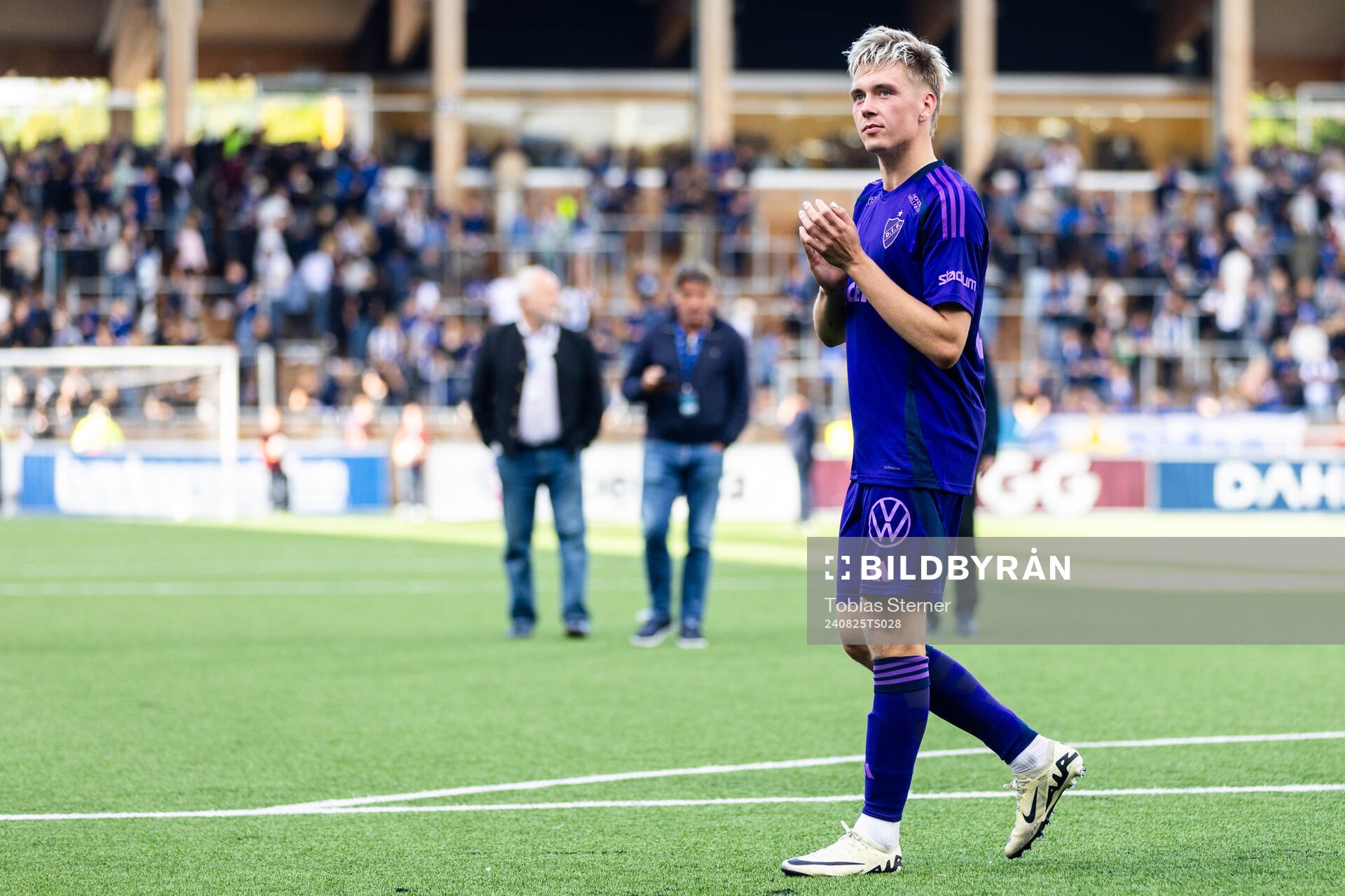 Djurgårdens Santeri Haarala jublar