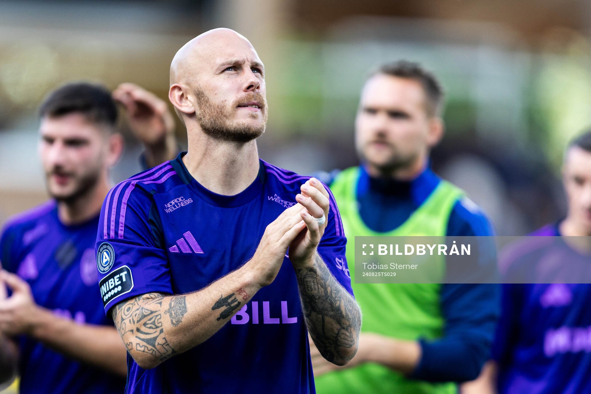 Djurgårdens Magnus Eriksson jublar