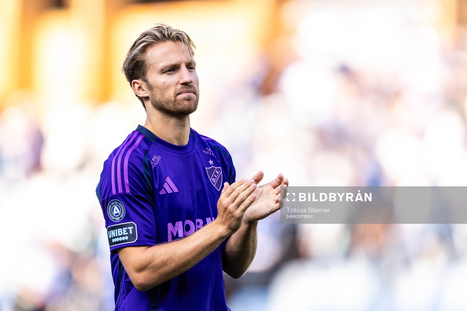 Djurgårdens Daniel Stensson jublar