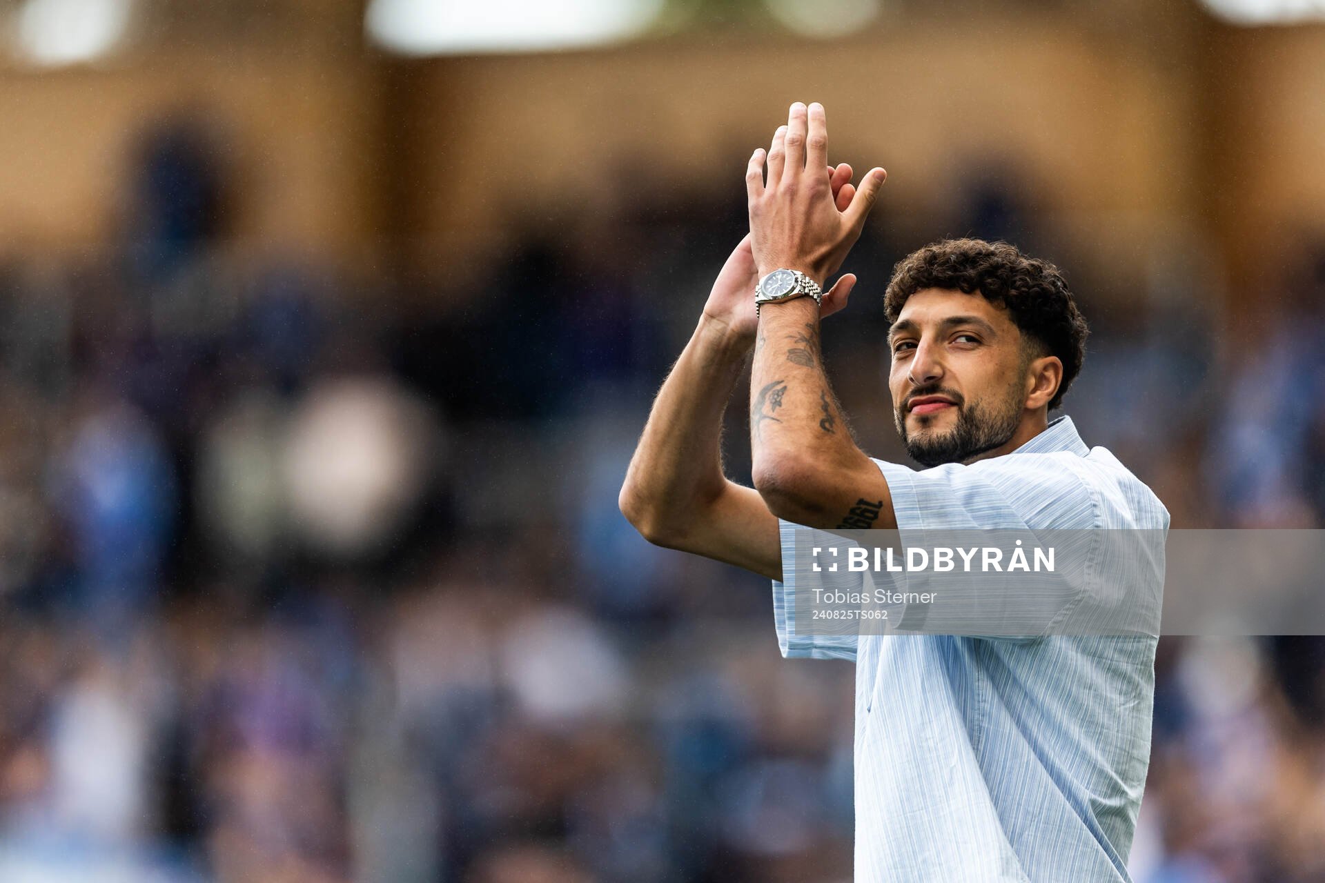 Tidigare siriusspelaren Wessam Abou Ali hyllas i halvtid