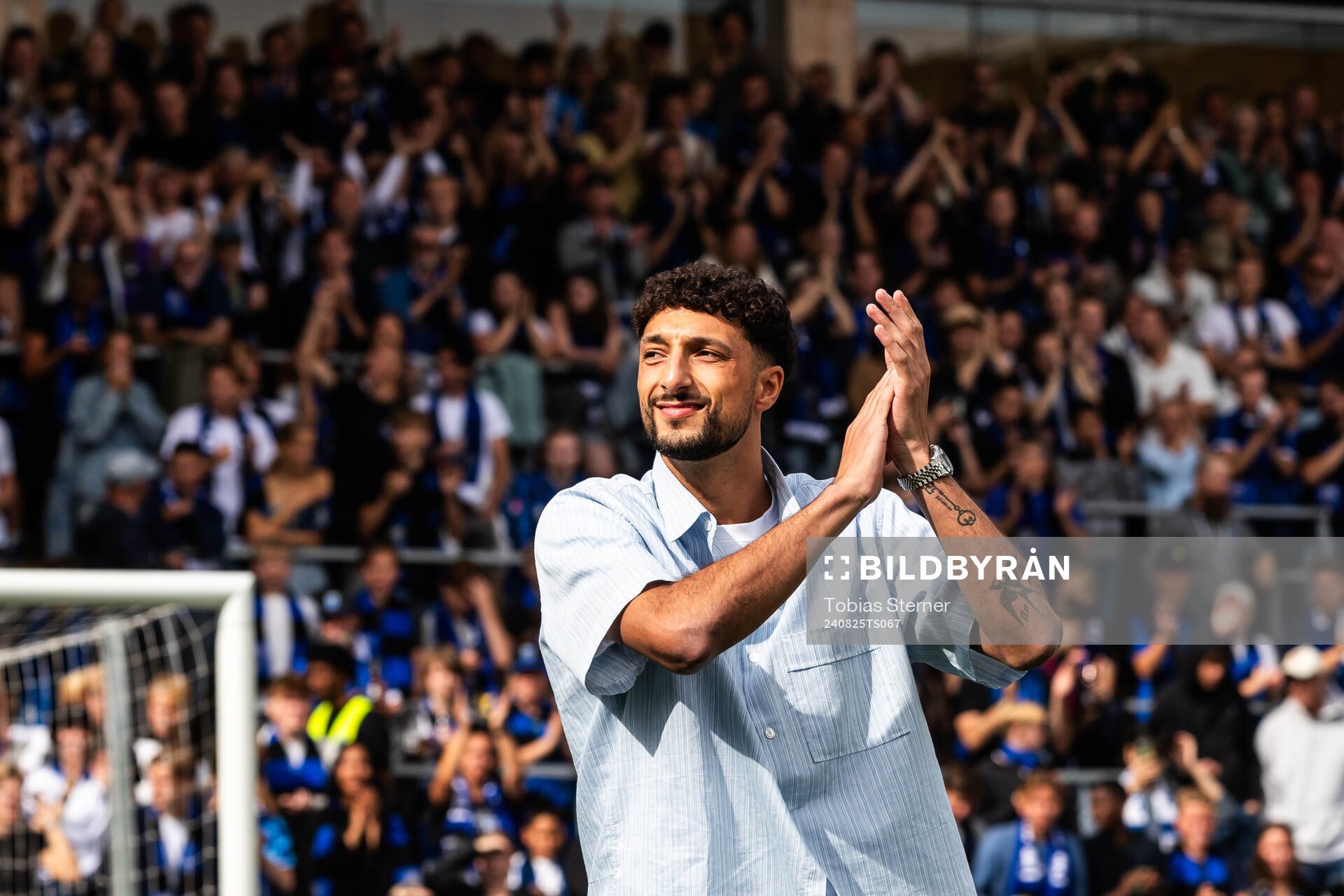 Tidigare siriusspelaren Wessam Abou Ali hyllas i halvtid