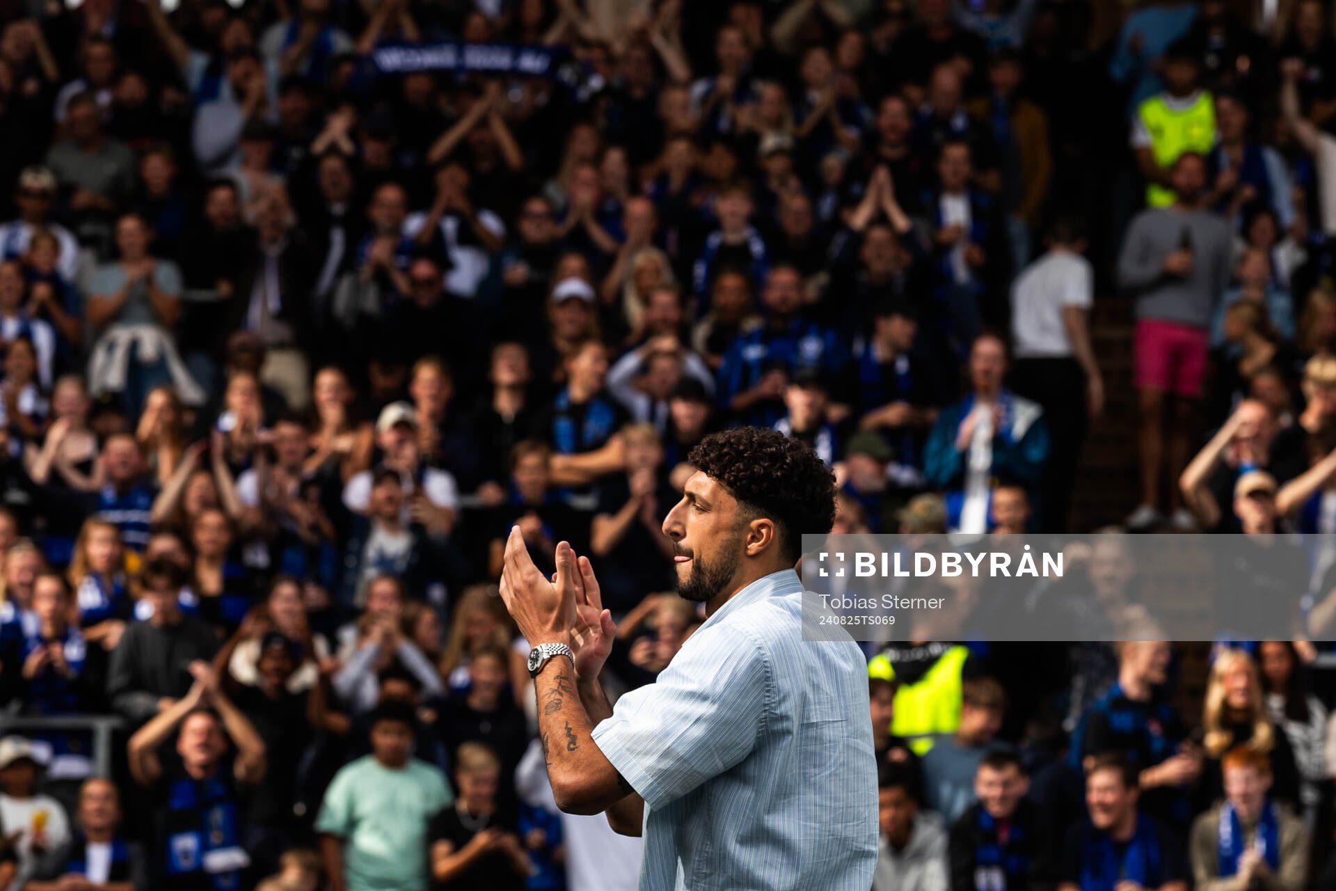 Tidigare siriusspelaren Wessam Abou Ali hyllas i halvtid