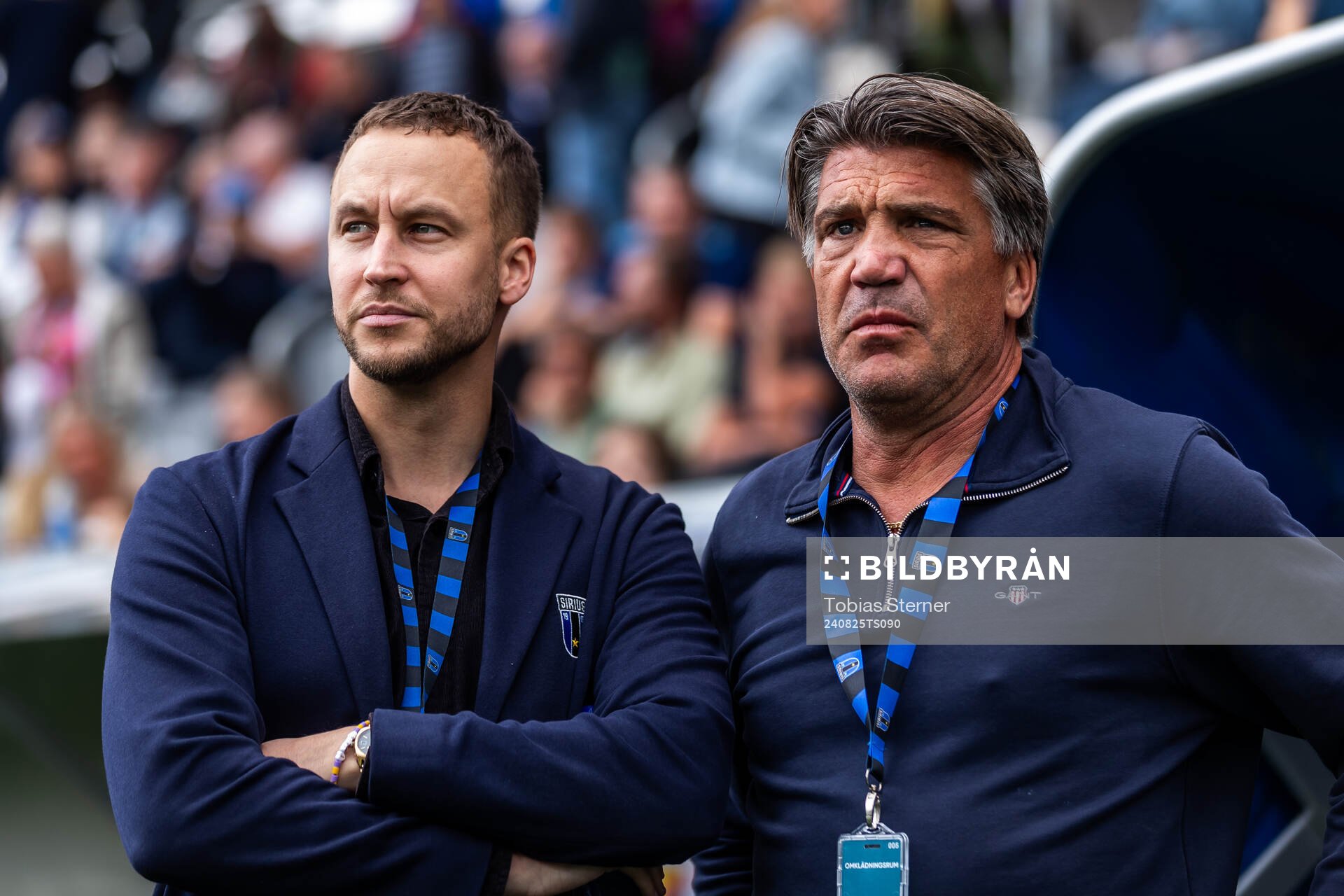 Sirius chef för herrlaget, Jonathan Ederström och