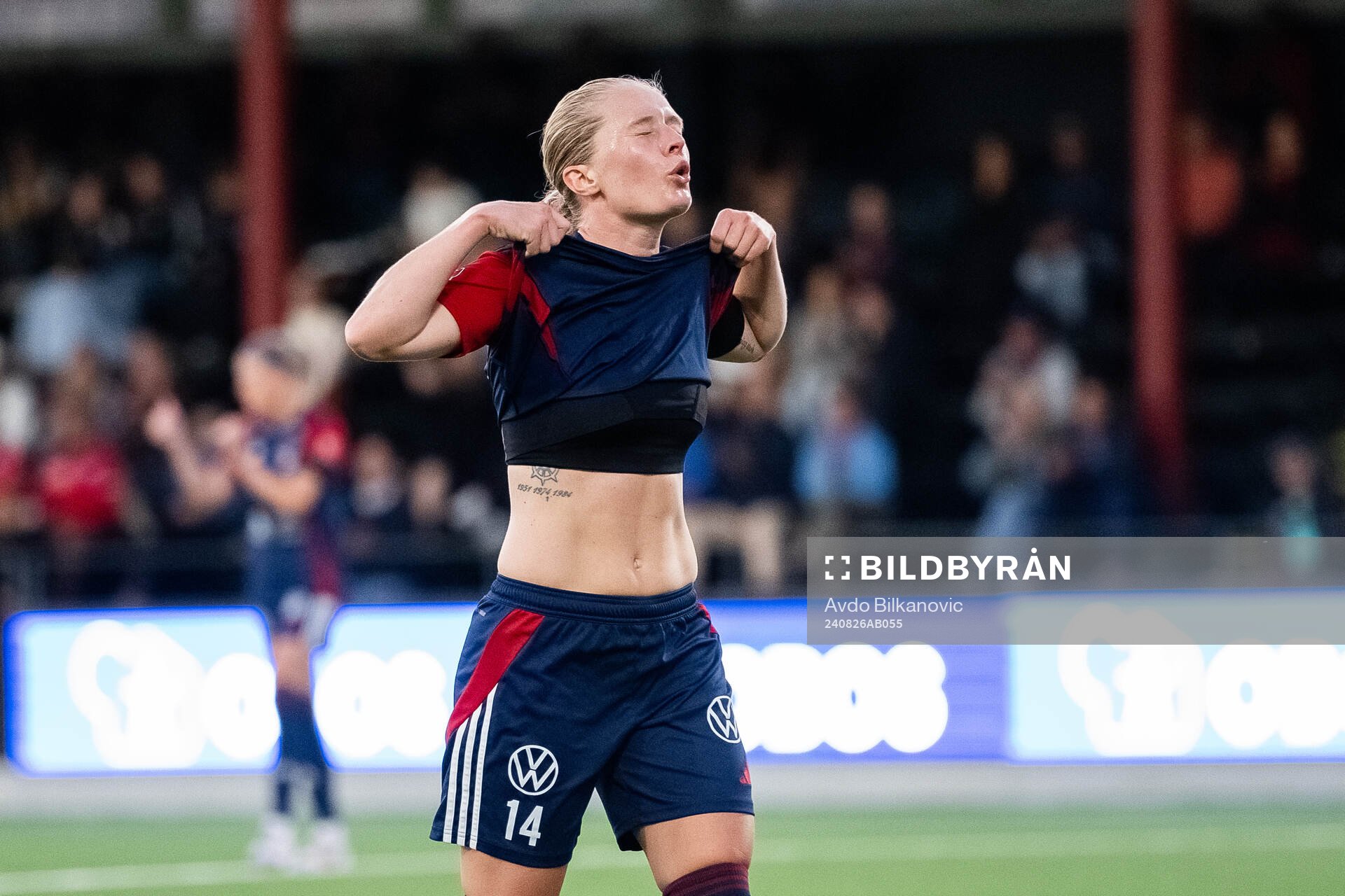 FC Rosengårds Emilia Larsson deppar