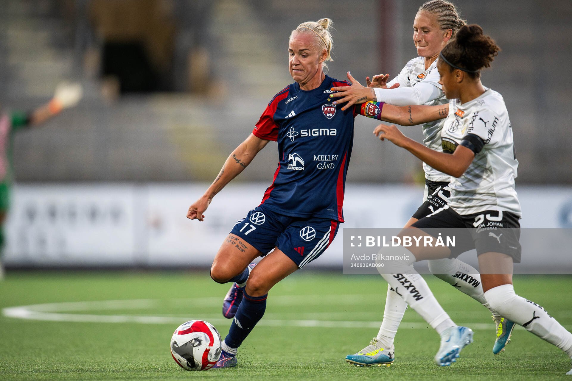 FC Rosengårds Caroline Seger mot Häckens Felicia