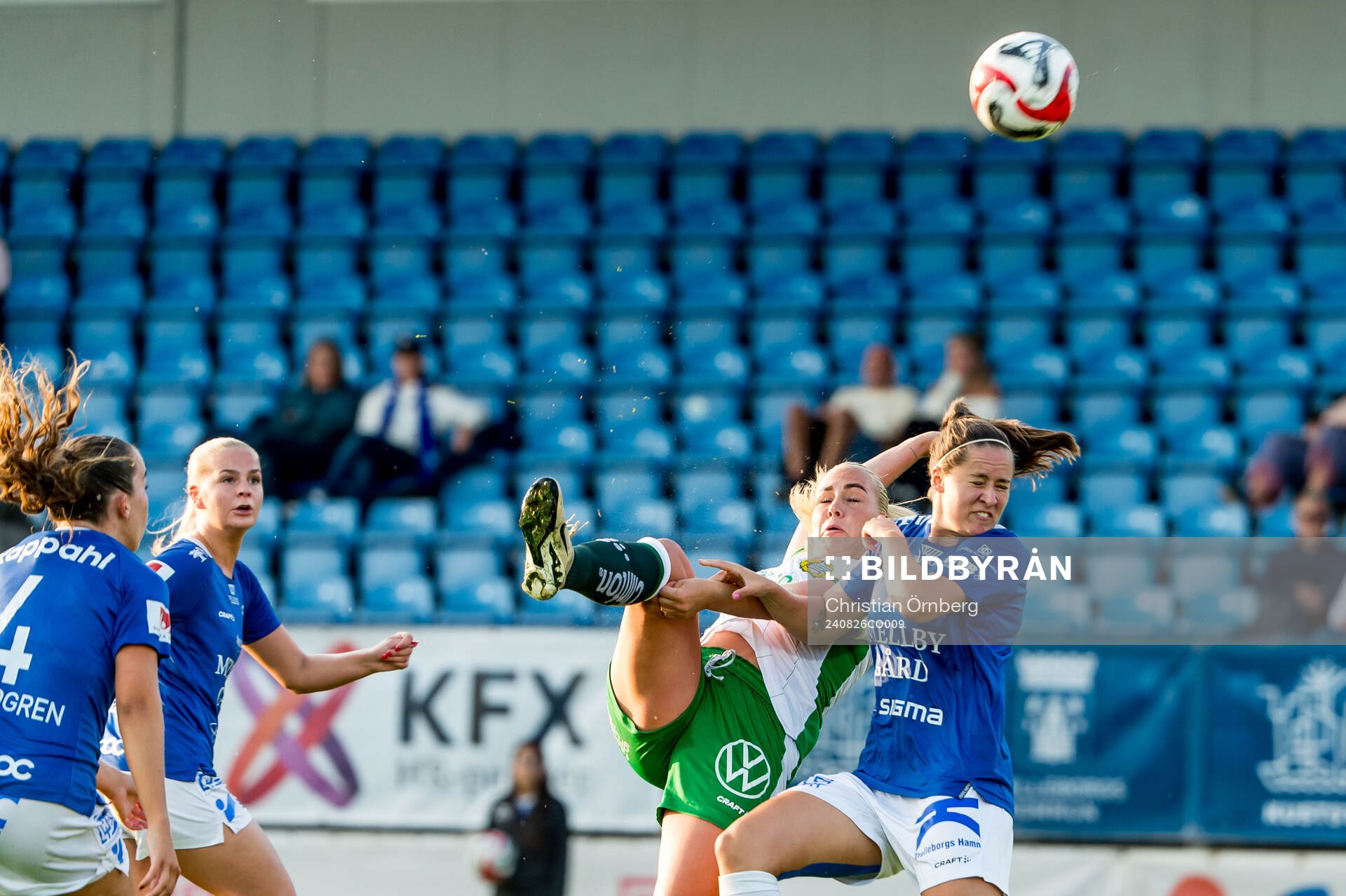 Hammarbys Anna Jøsendal och Trelleborgs Thea Birgerud