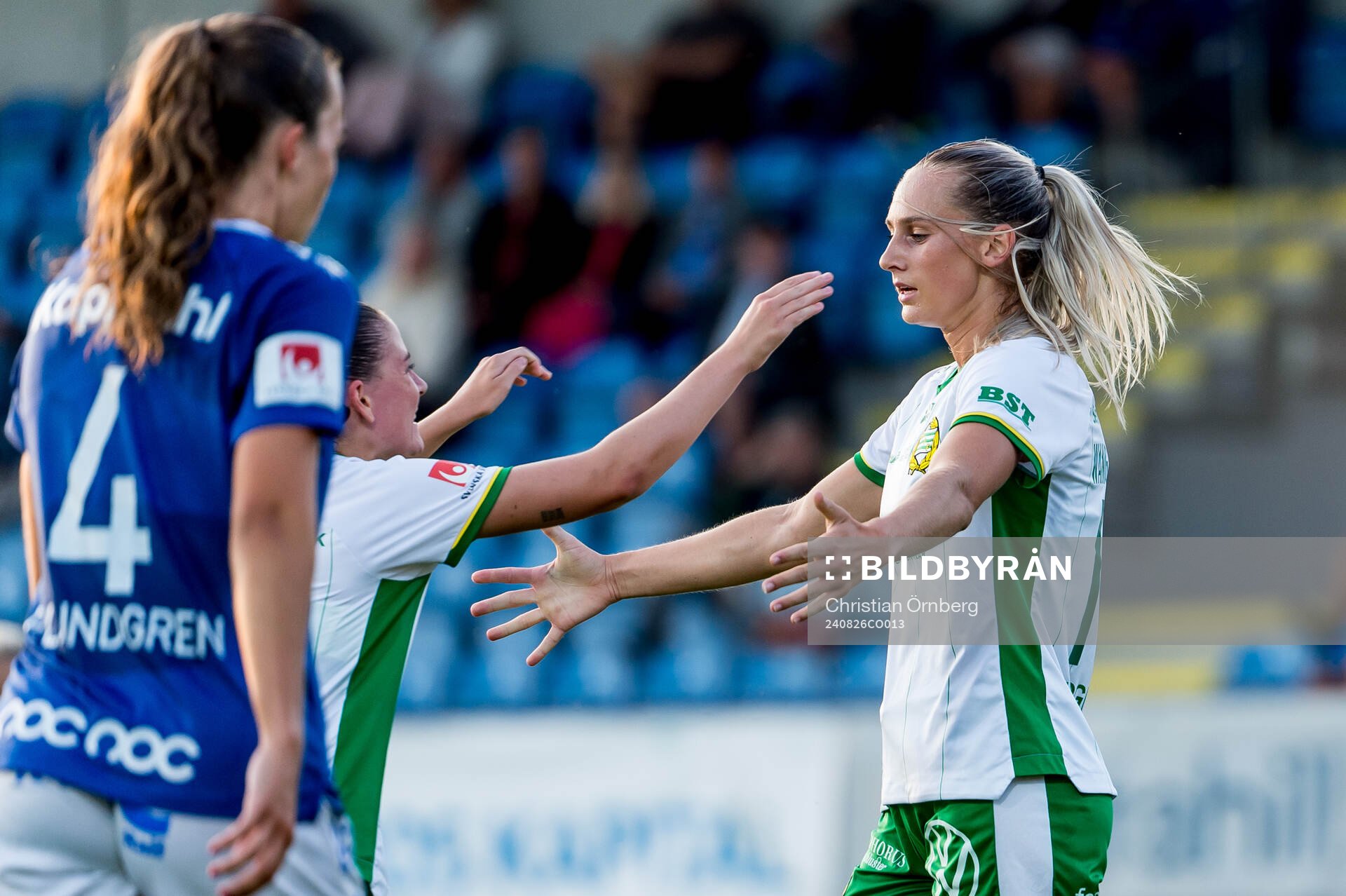 Hammarbys Ellen Wangerheim jublar 0-2