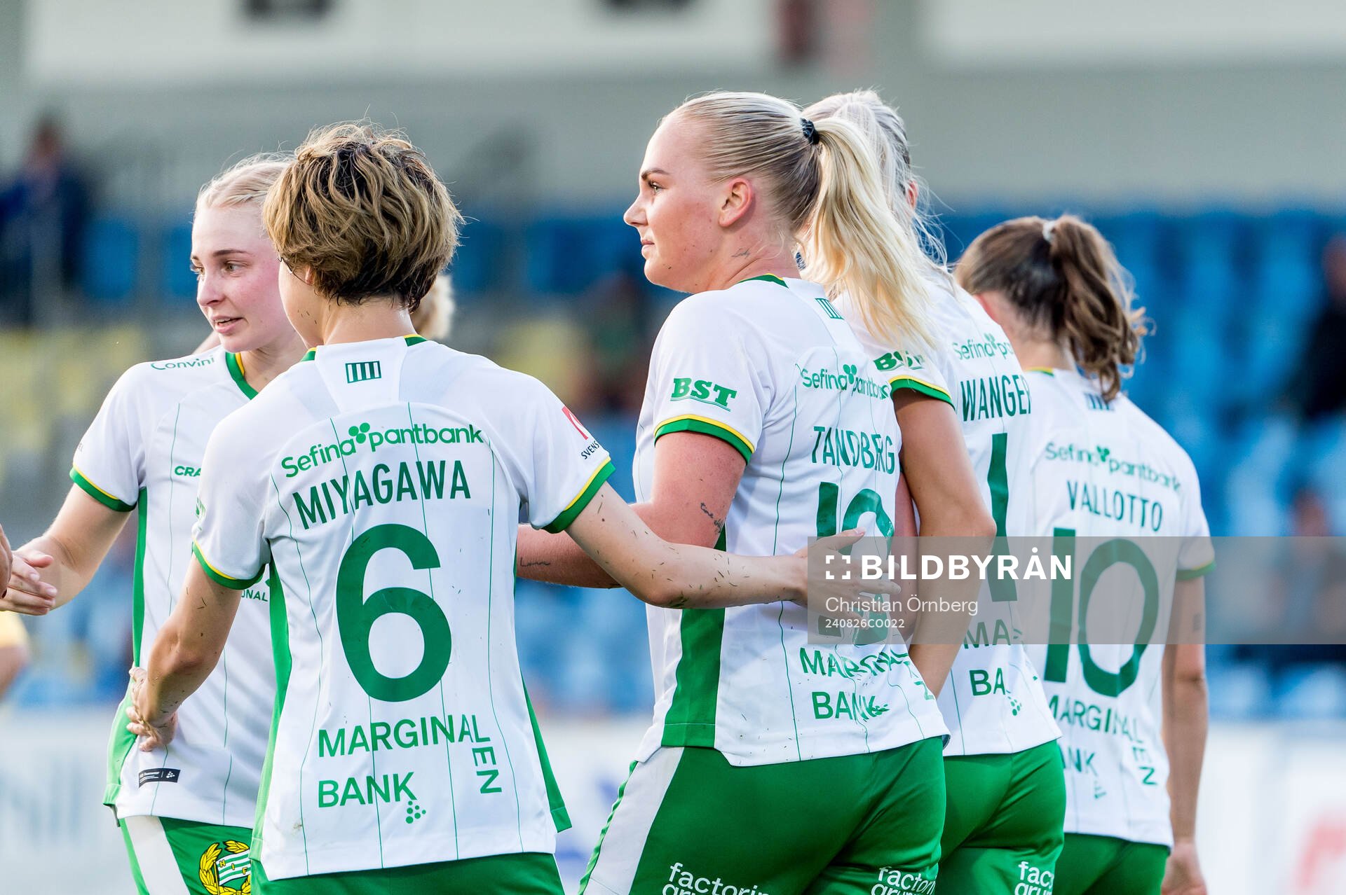 Hammarbys Cathinka Tandberg jublar