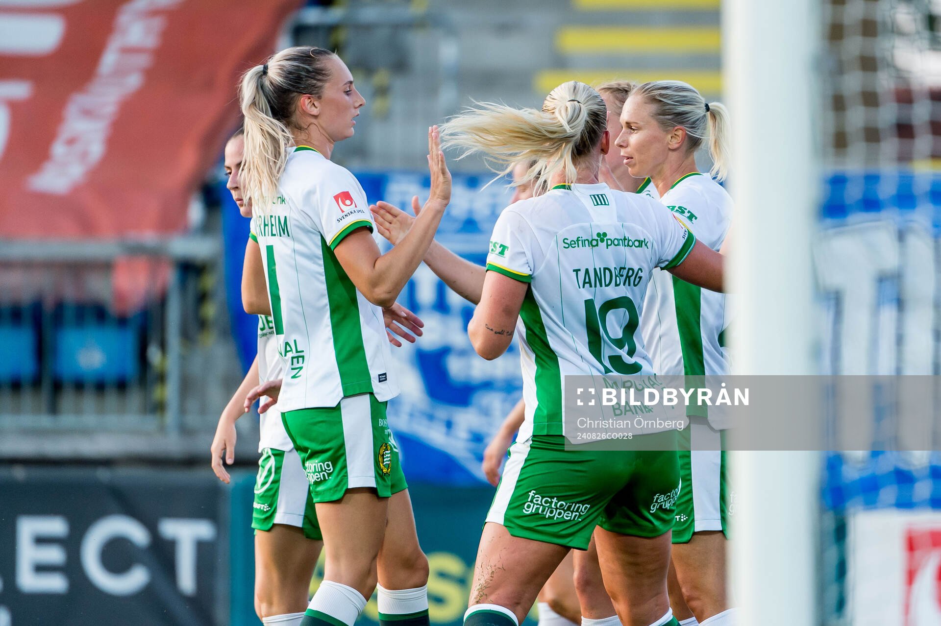 Hammarbys Jonna Andersson jublar