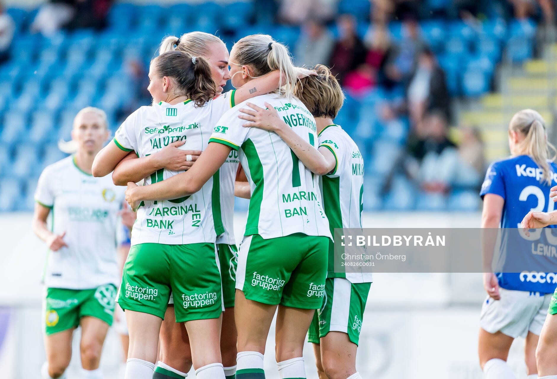 Hammarbys Ellen Wangerheim jublar