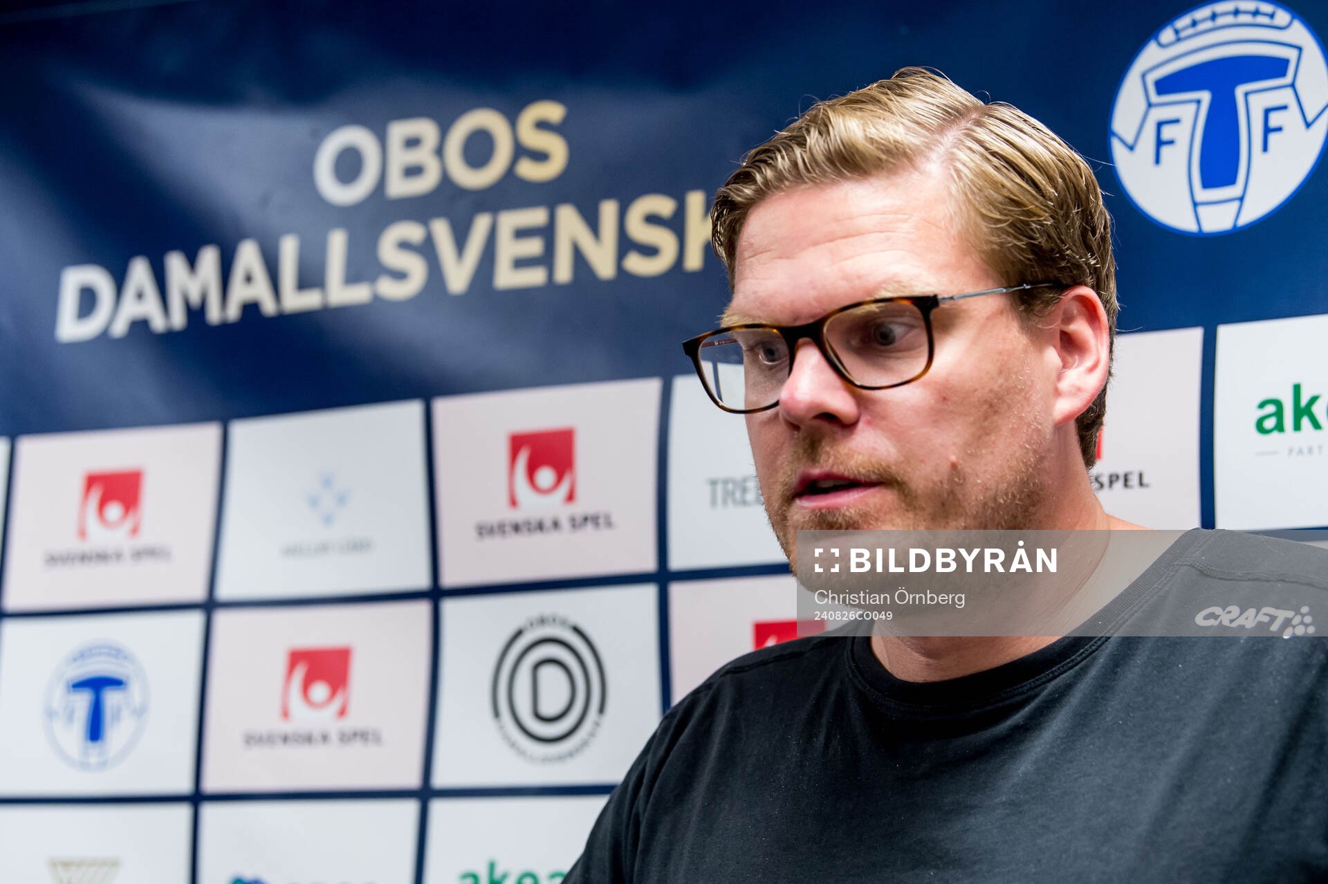 Trelleborgs tränare Joakim Felldin