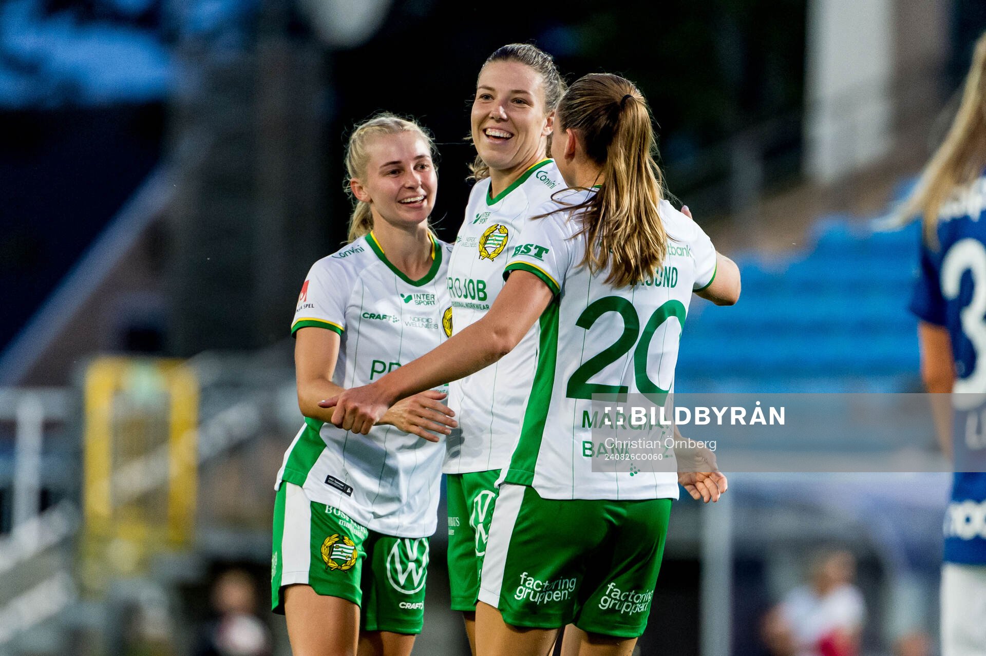 Hammarbys Emma Westin jublar