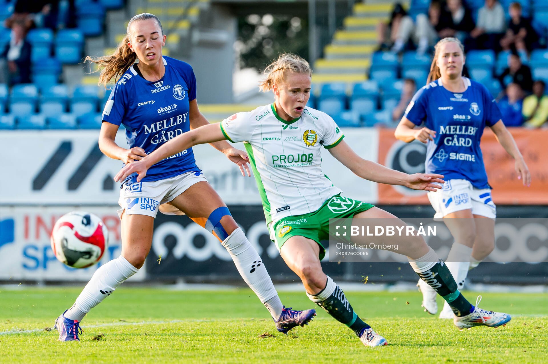 Hammarbys Julie Blakstad och Trelleborgs Athinna Persson