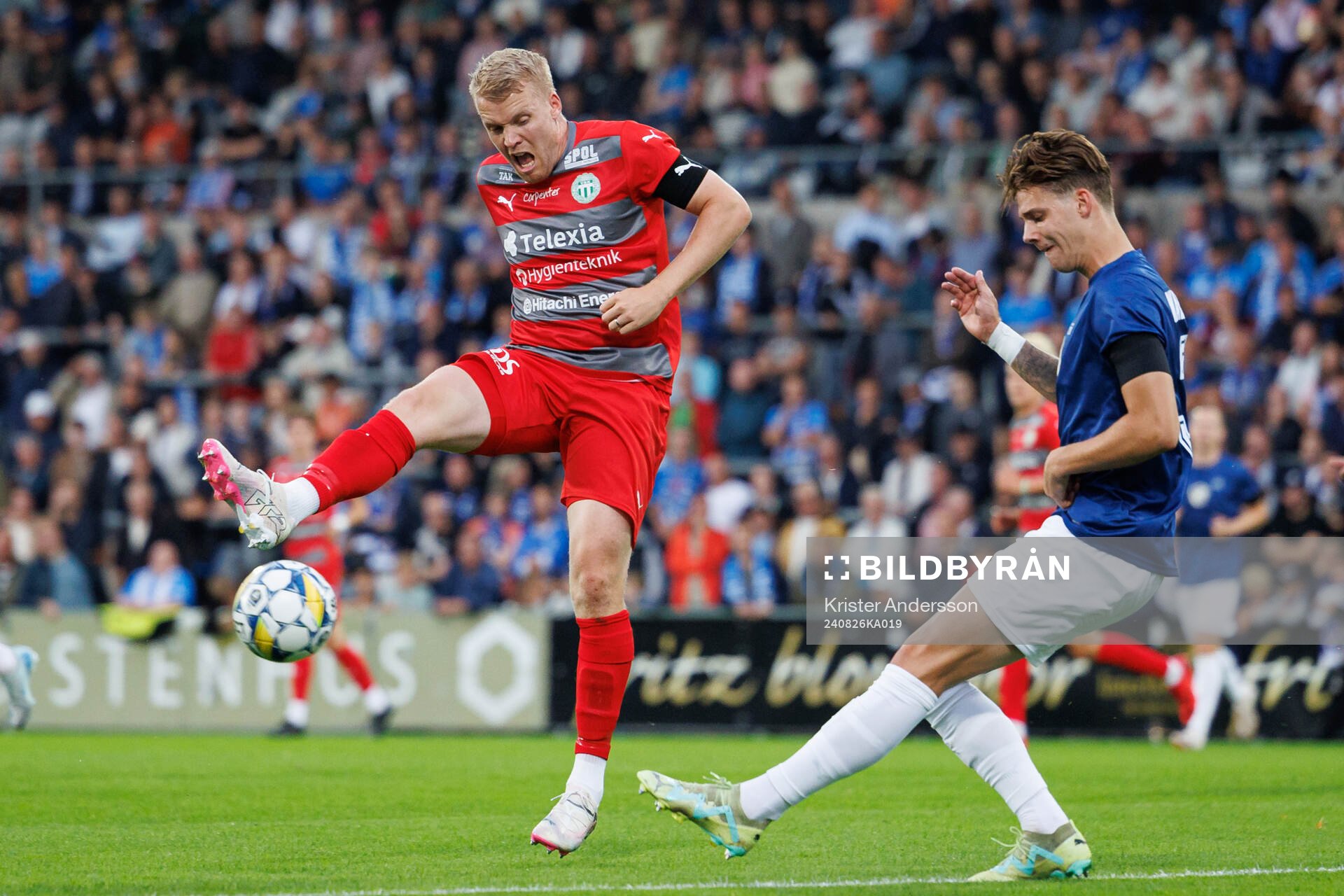 Västerås Simon Johansson och Halmstads Gabriel Wallentin